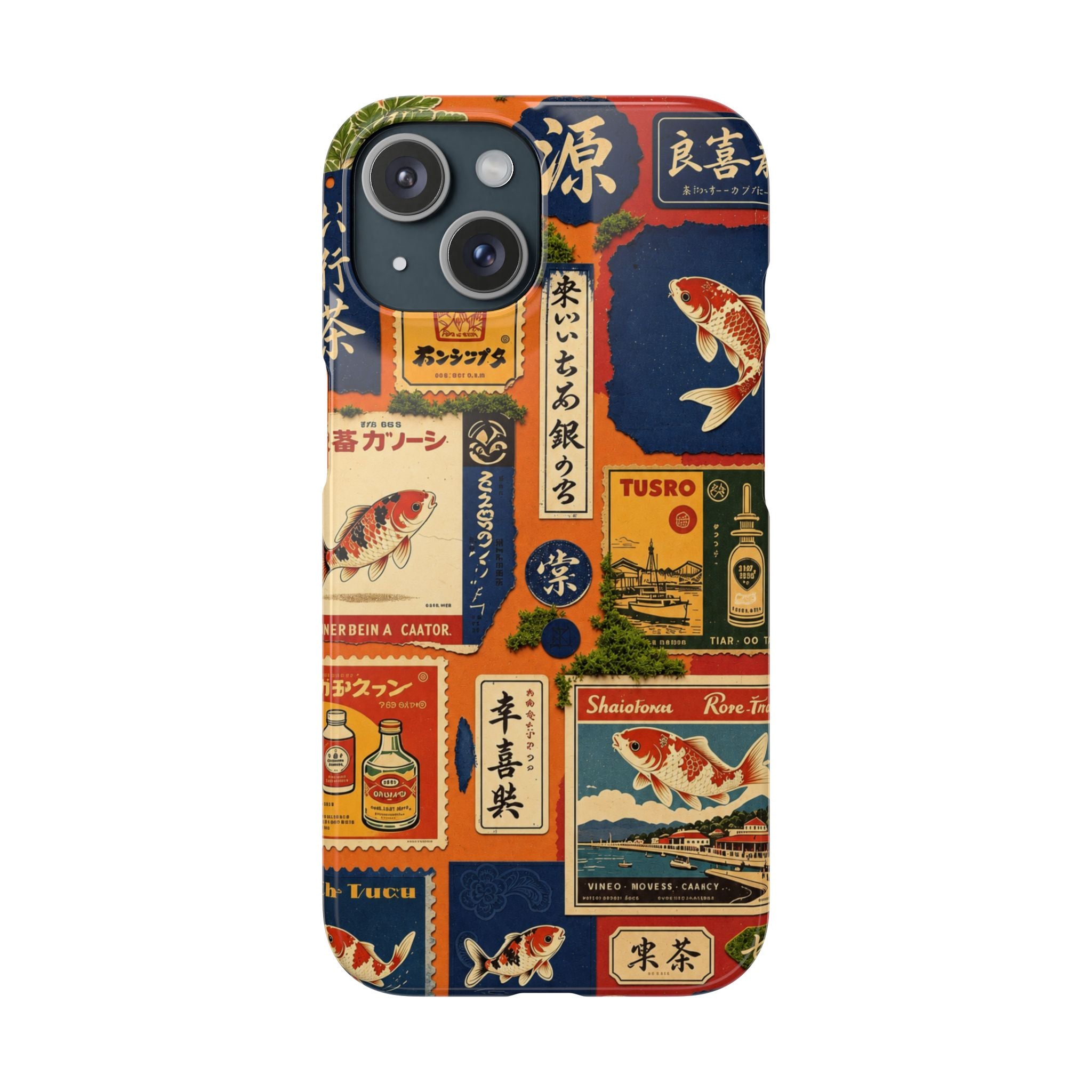 Vintage Japanese Koi Phone Case