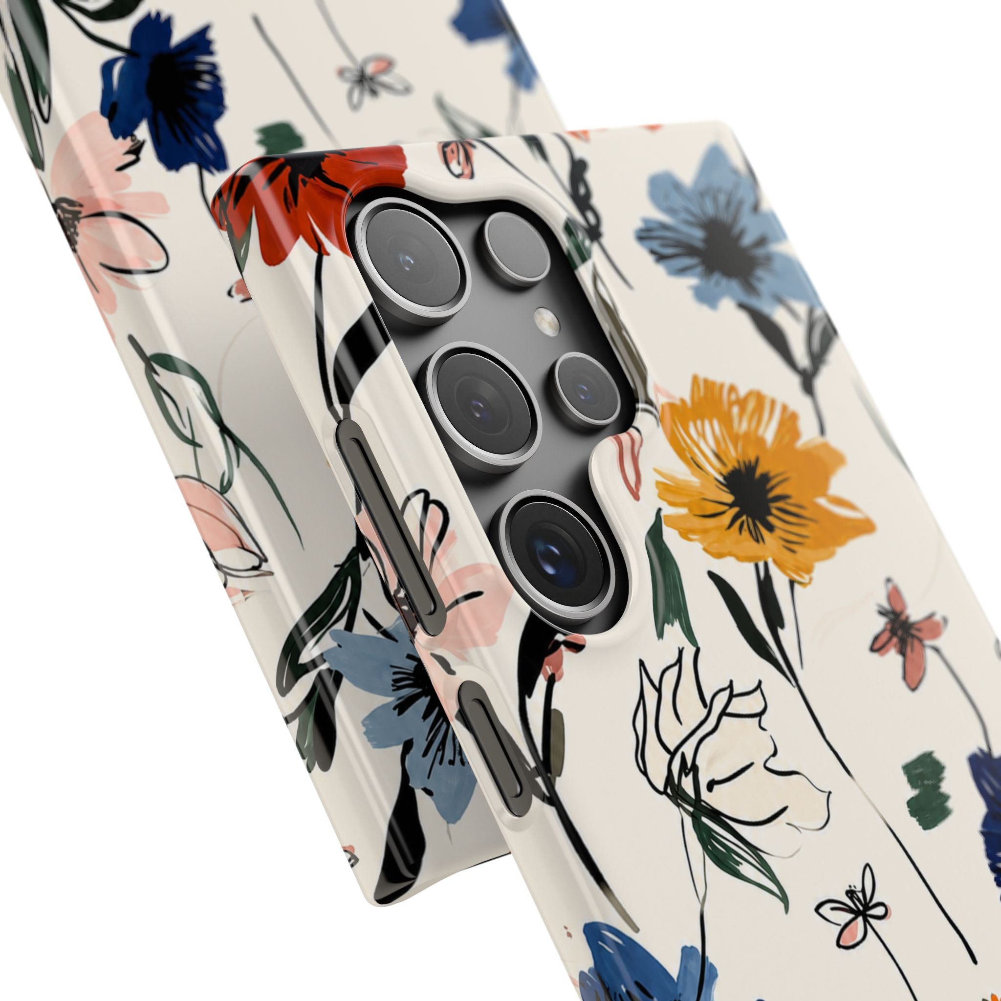 Wildflower Sketch Phone Case