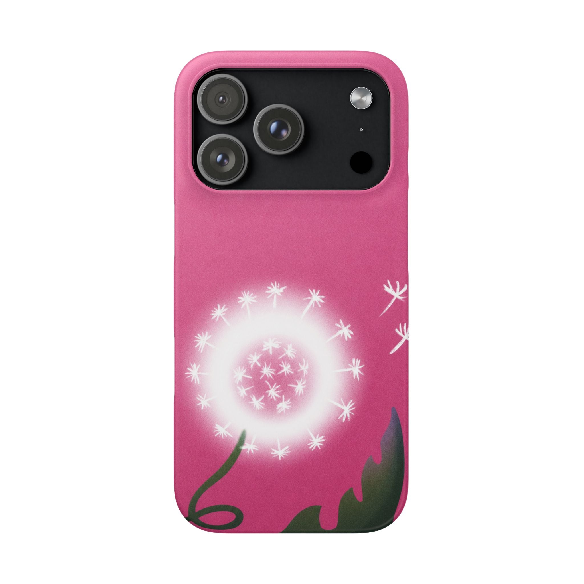Pink Dandelion Phone Case