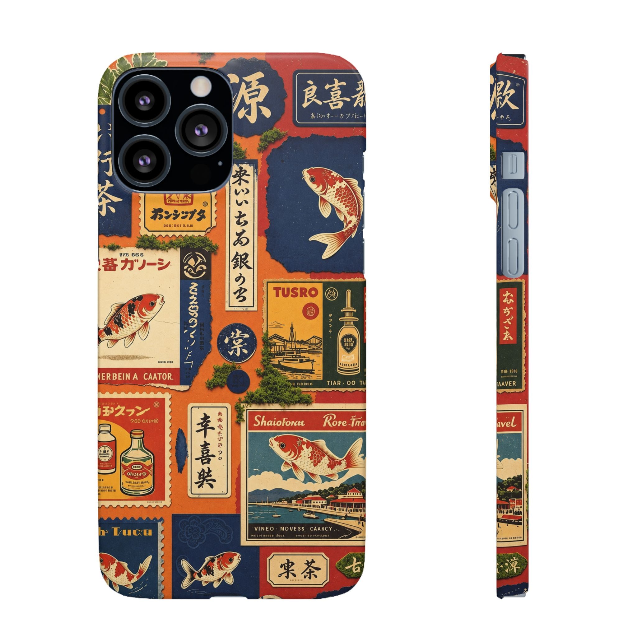 Vintage Japanese Koi Phone Case