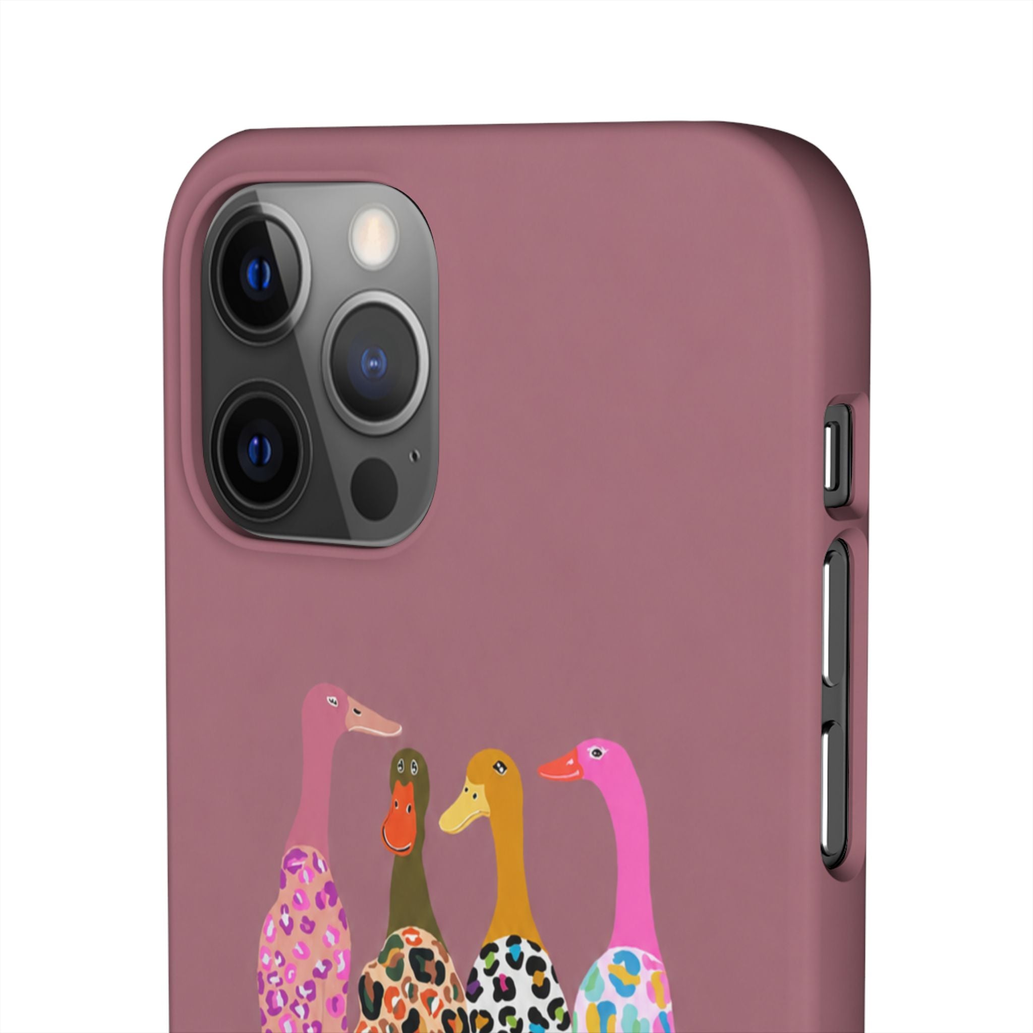 Colorful Leopard Ducks Phone Case