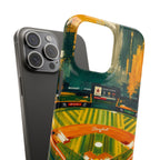 Abstract Baseball Stadium Phone Case