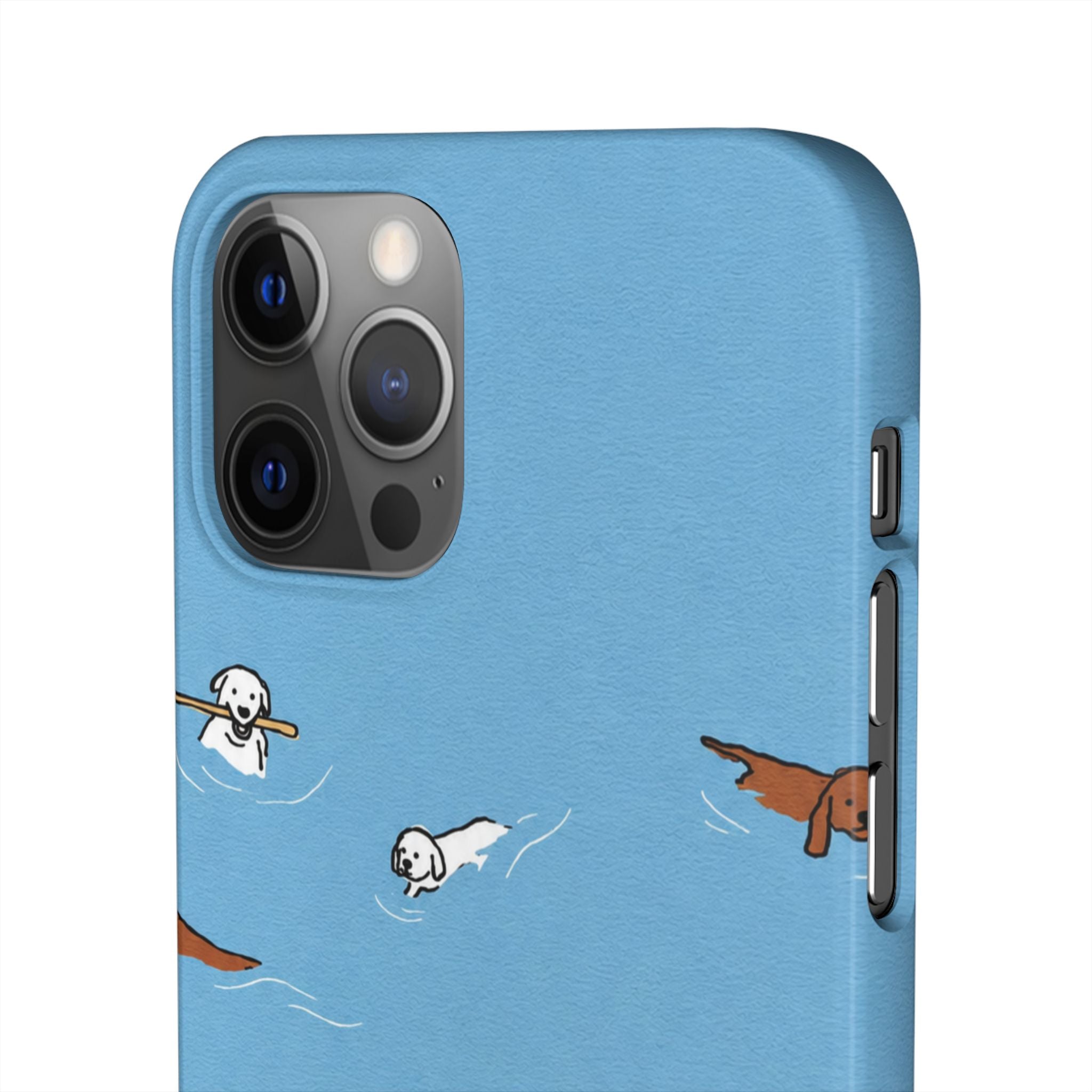 Swimming Dogs Phone Case