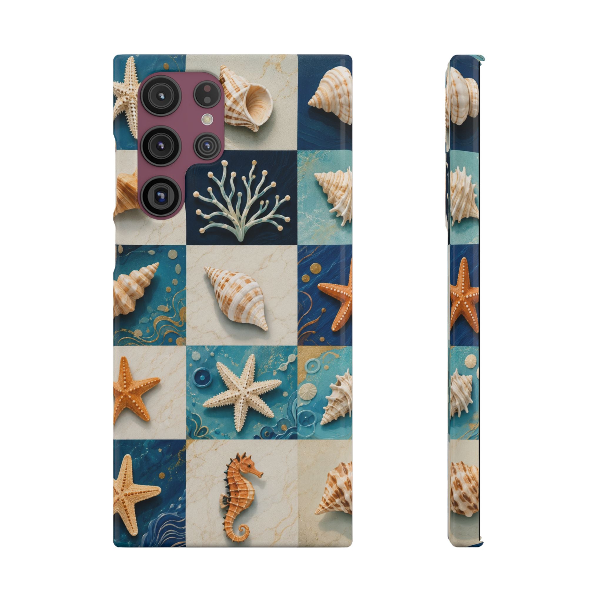 Coastal Seashell Mosaic Phone Case