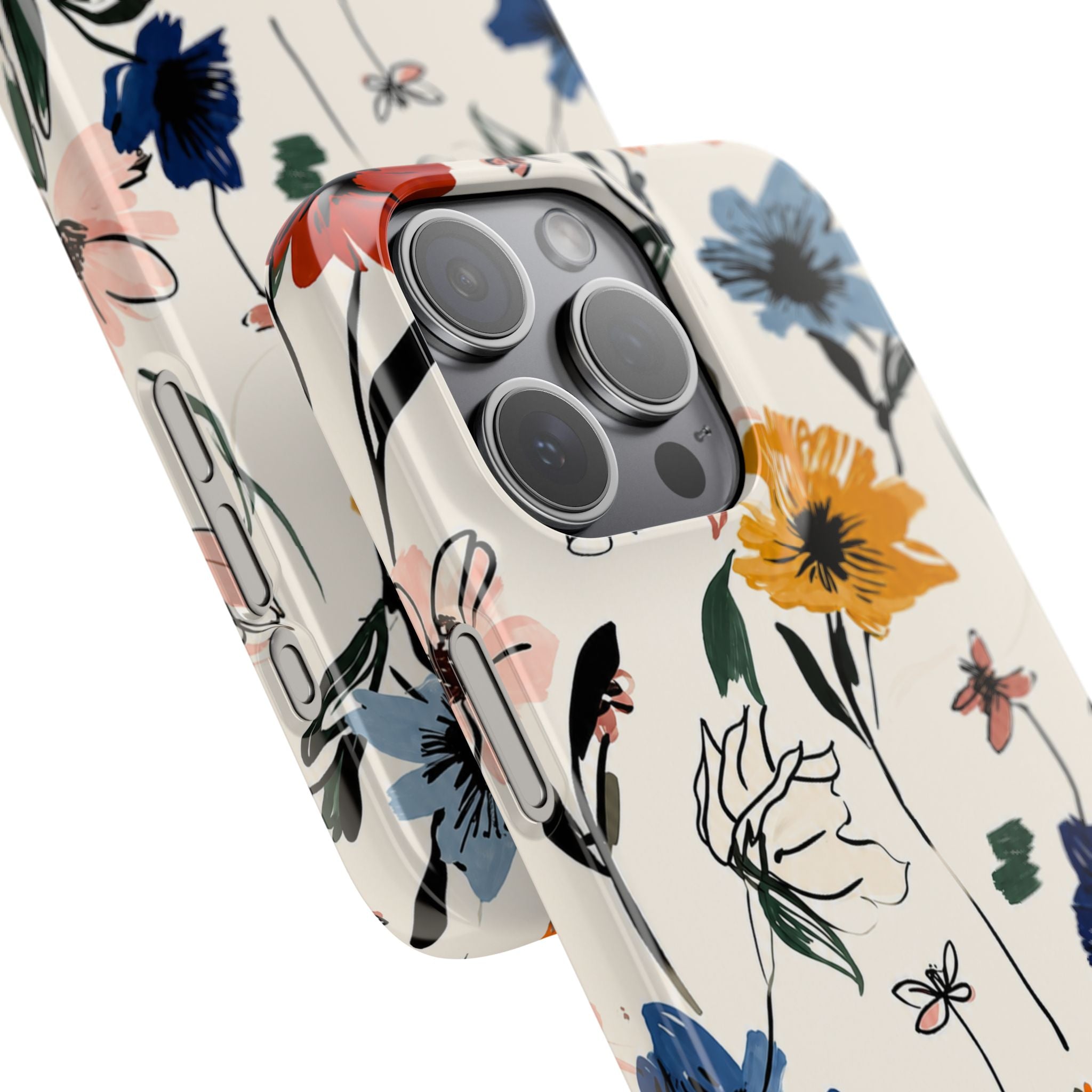 Wildflower Sketch Phone Case