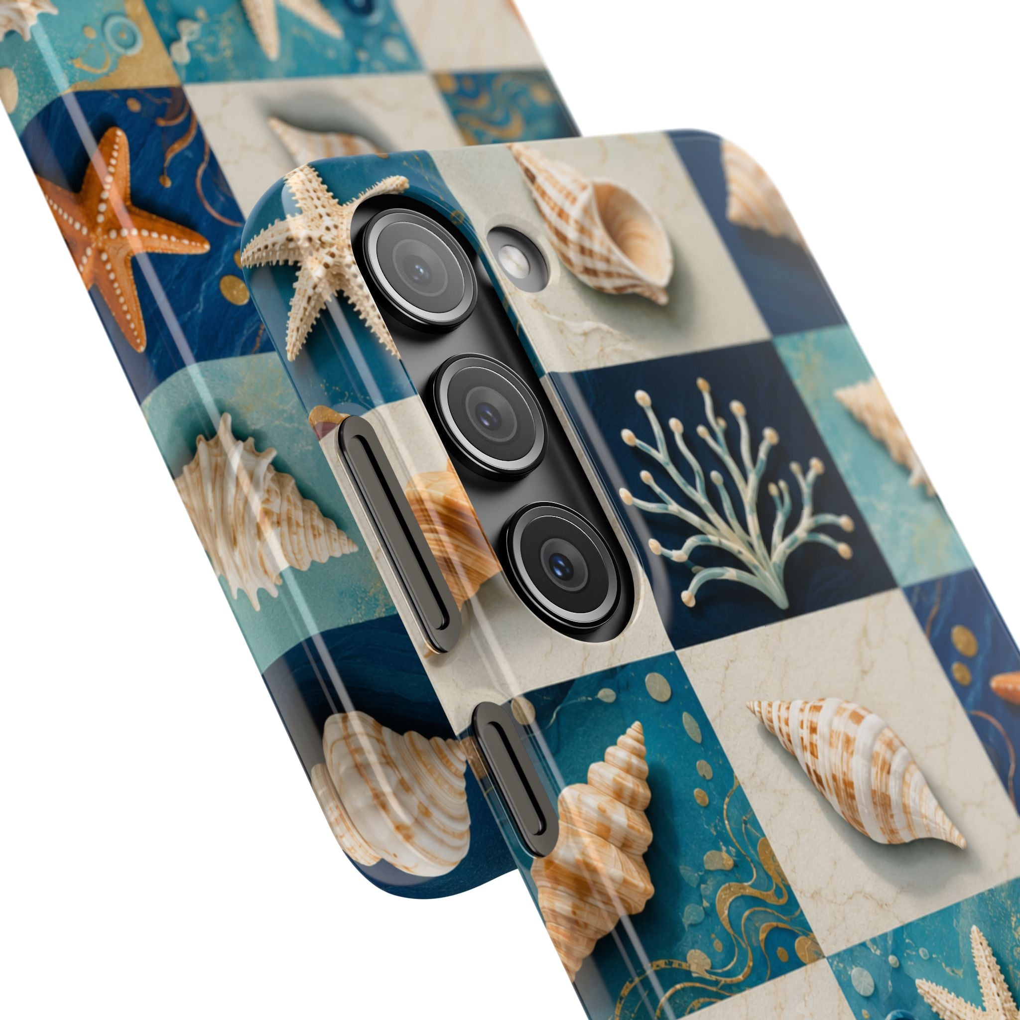 Coastal Seashell Mosaic Phone Case