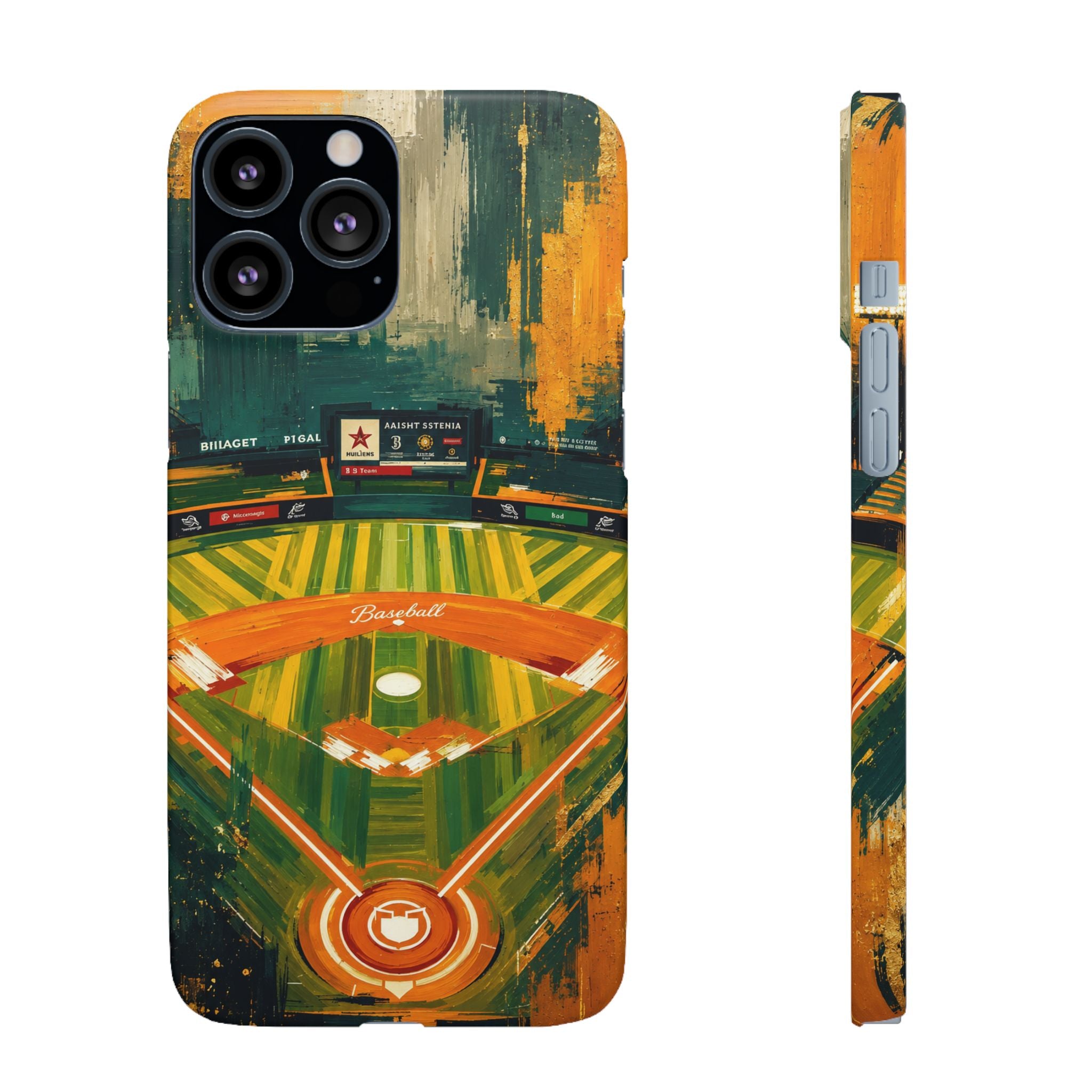 Abstract Baseball Stadium Phone Case