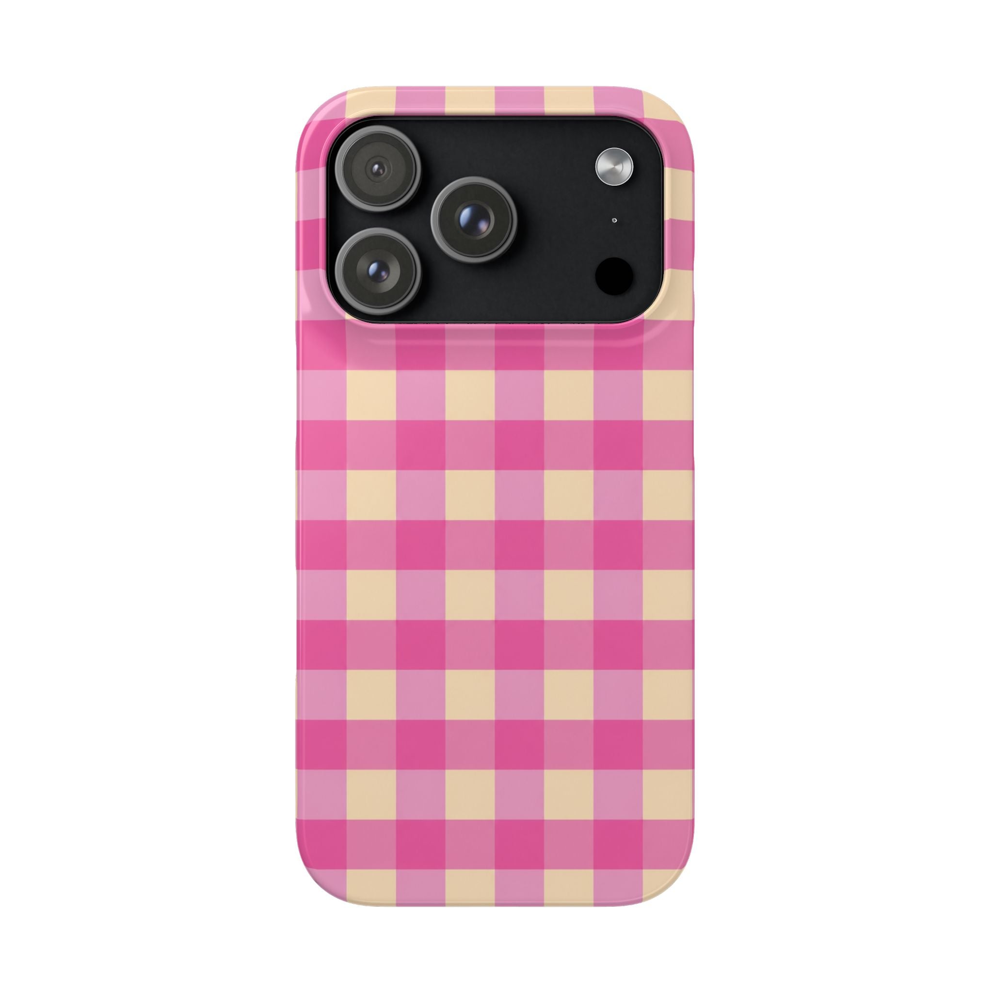 Pink Gingham Phone Case