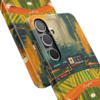 Abstract Baseball Stadium Phone Case