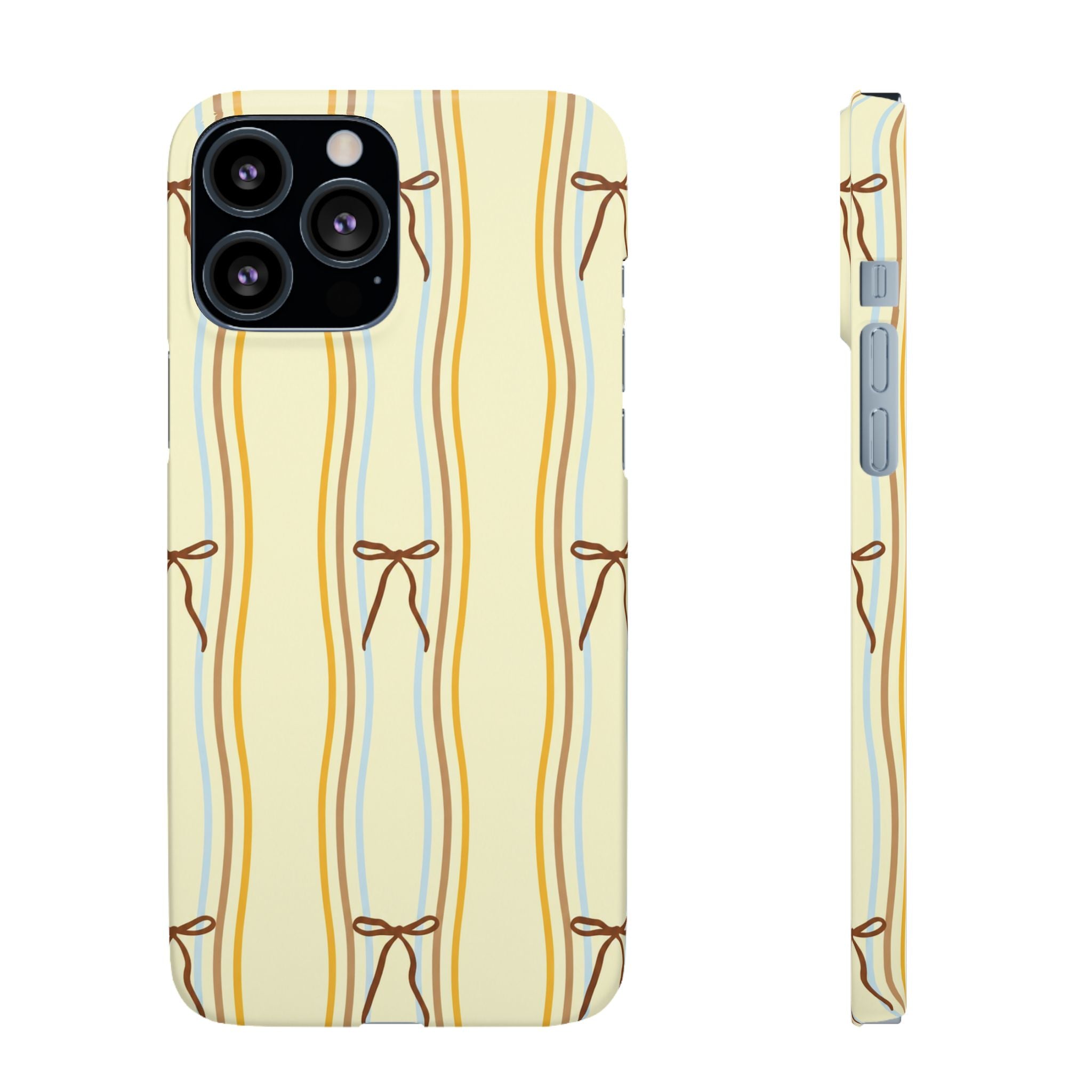 Bow Stripe Phone Case