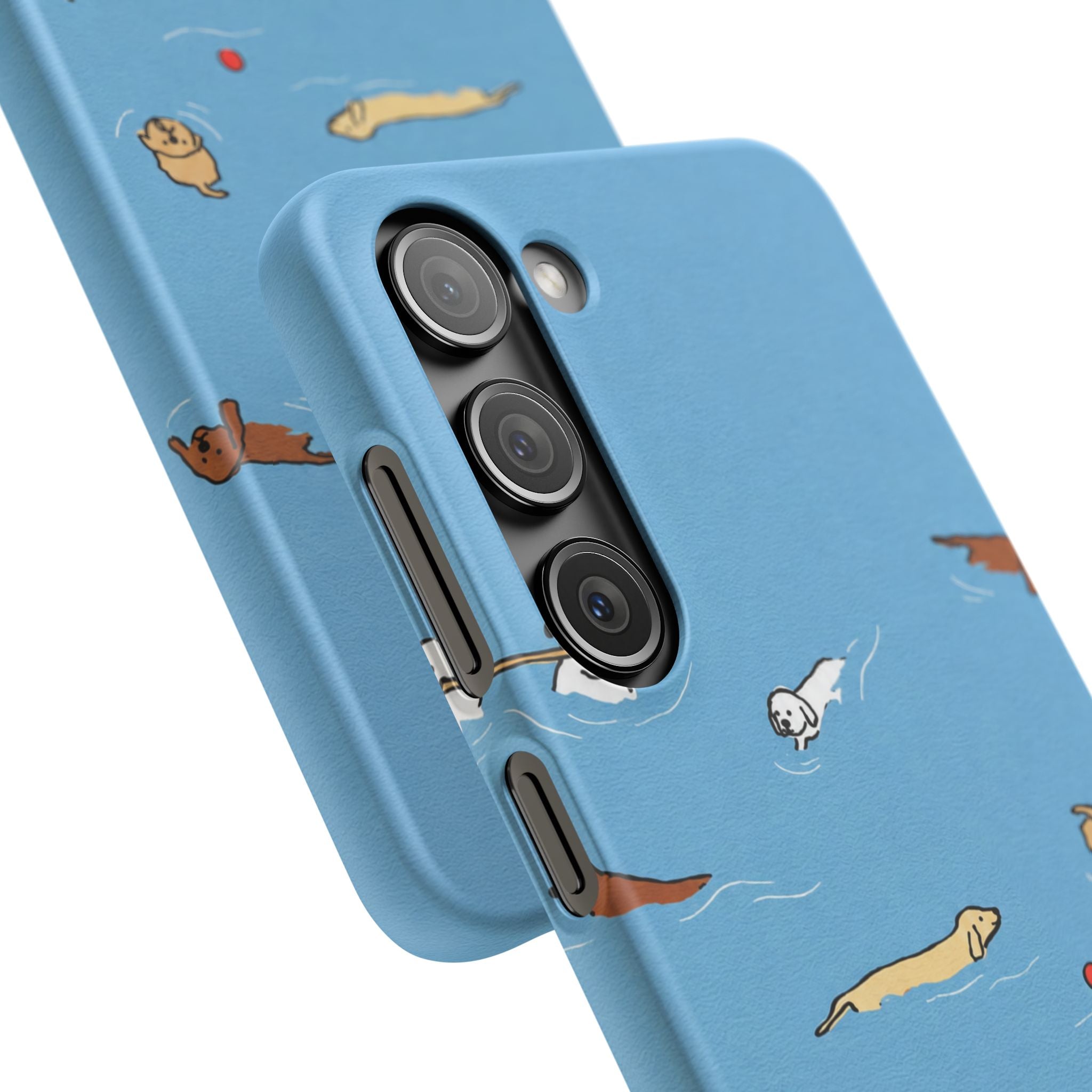 Swimming Dogs Phone Case