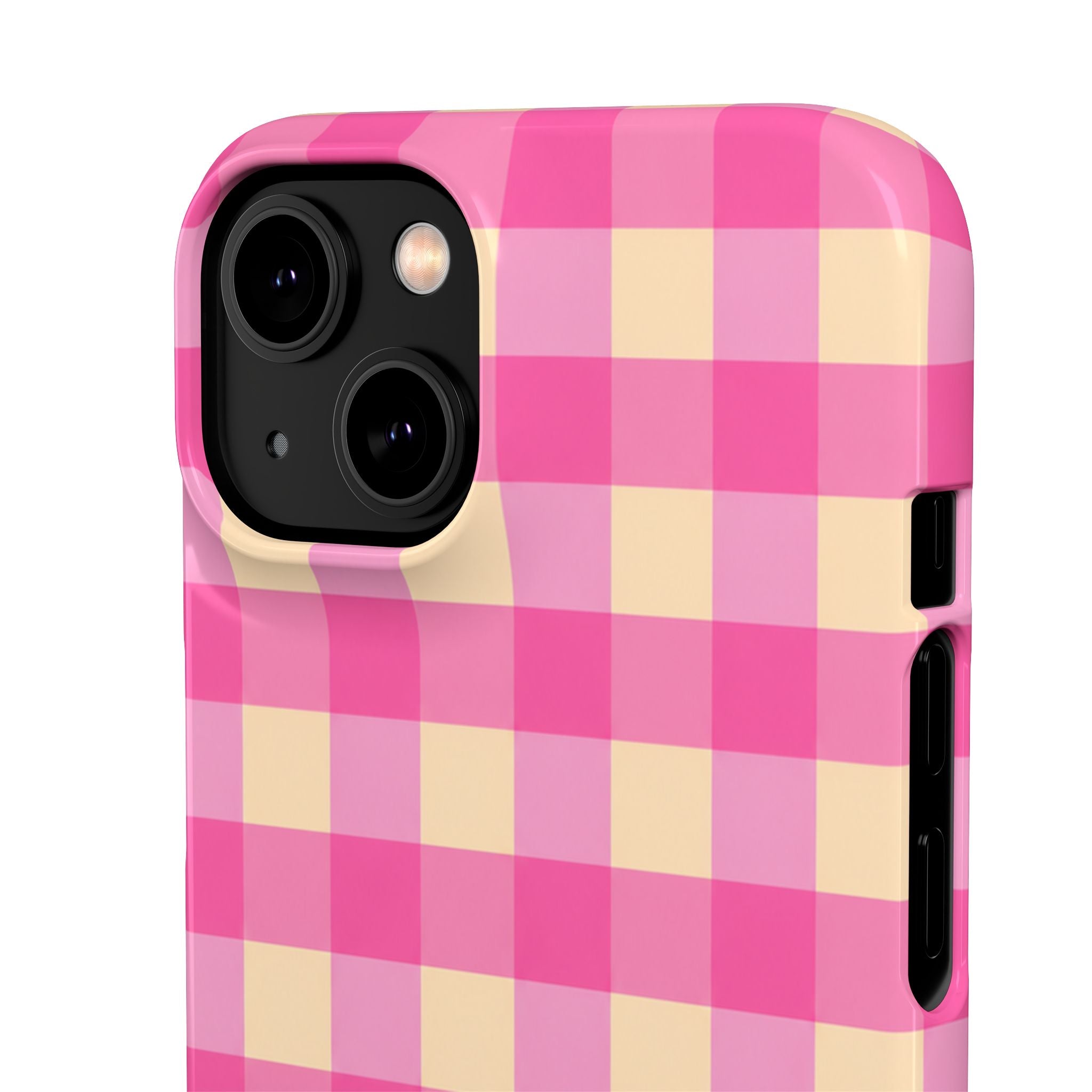 Pink Gingham Phone Case