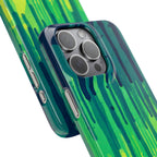 Liquid Emerald – Abstract Drip Phone Case