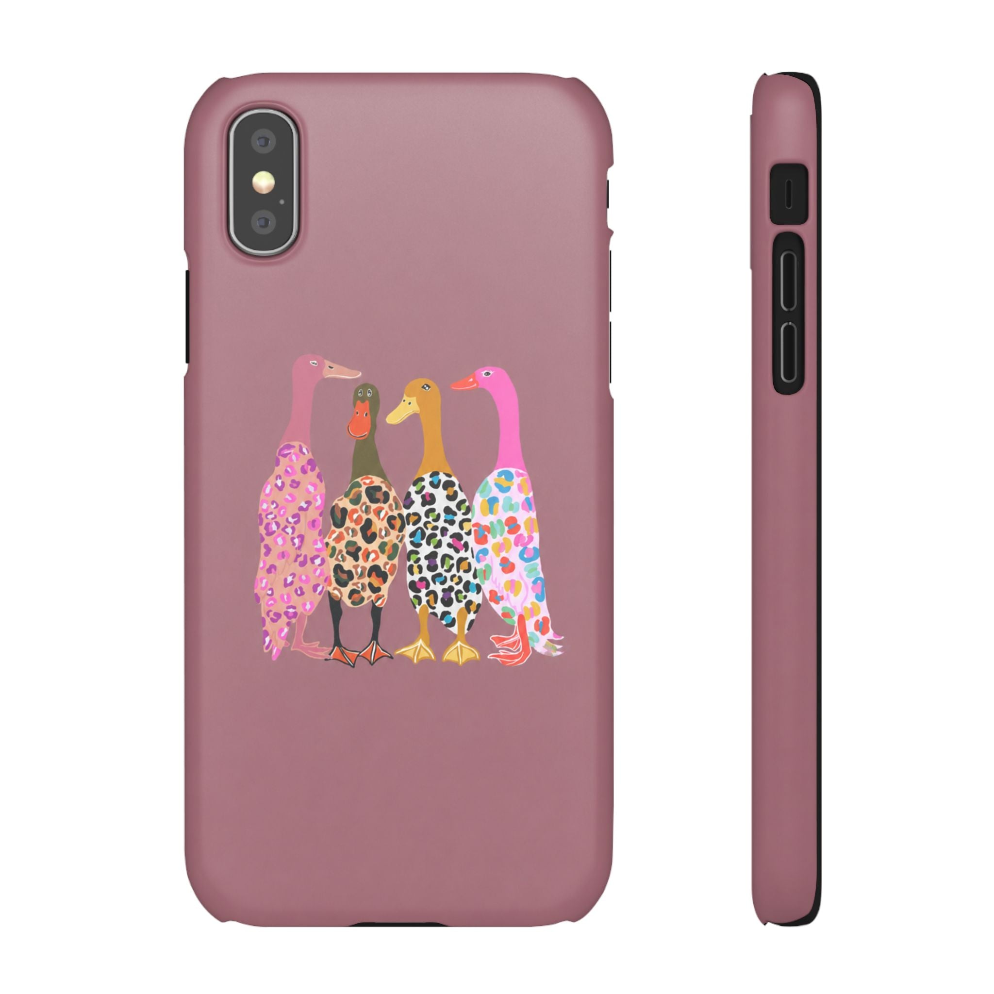 Colorful Leopard Ducks Phone Case