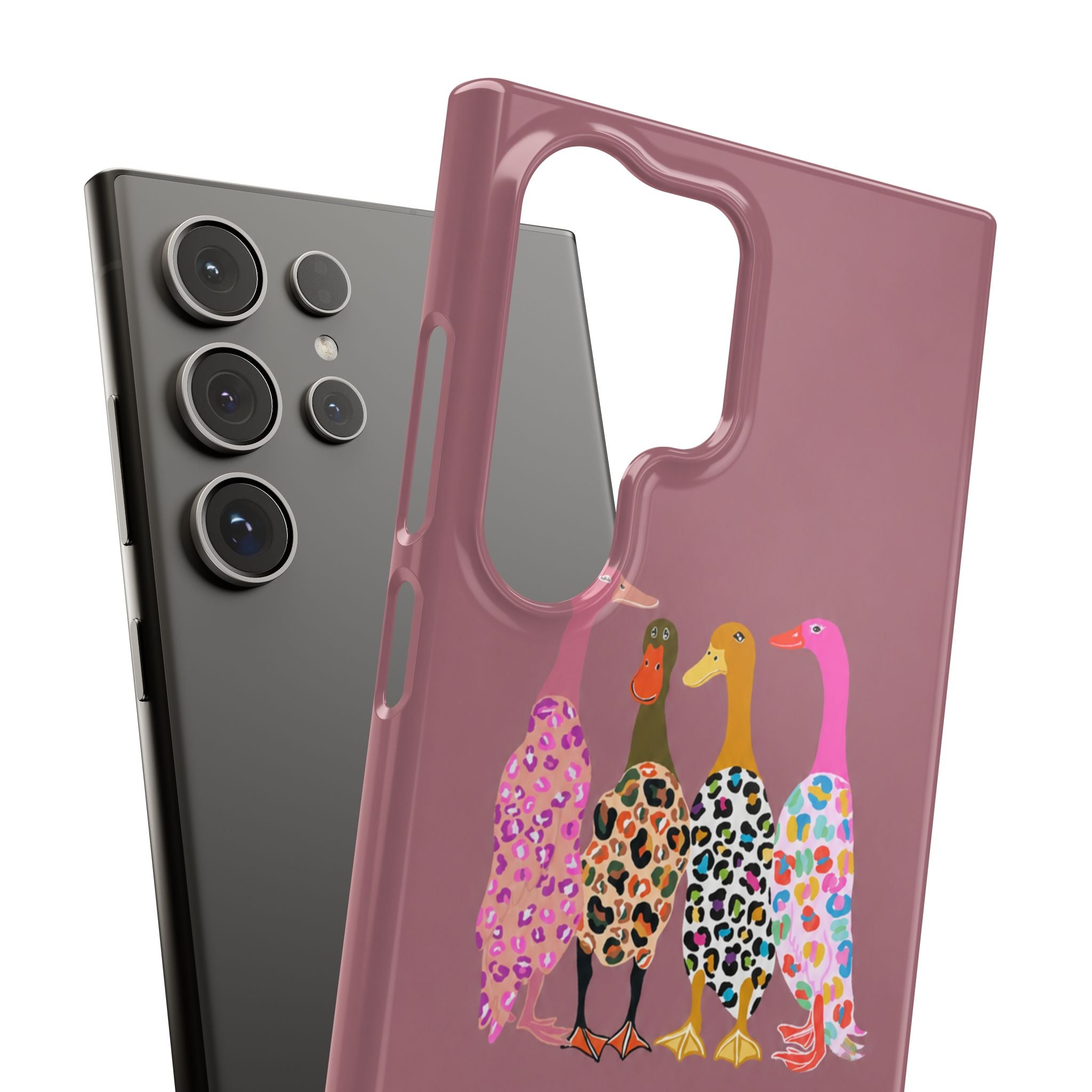 Colorful Leopard Ducks Phone Case