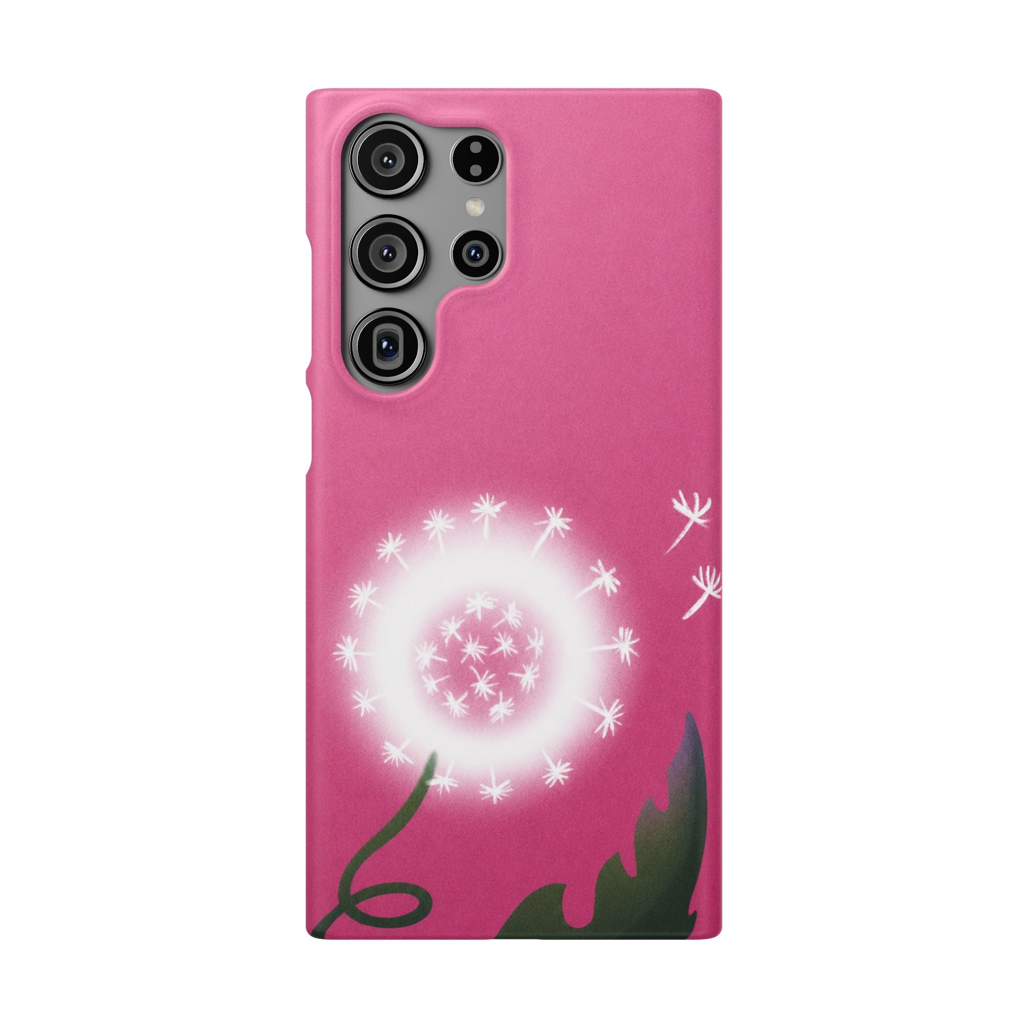 Pink Dandelion Phone Case