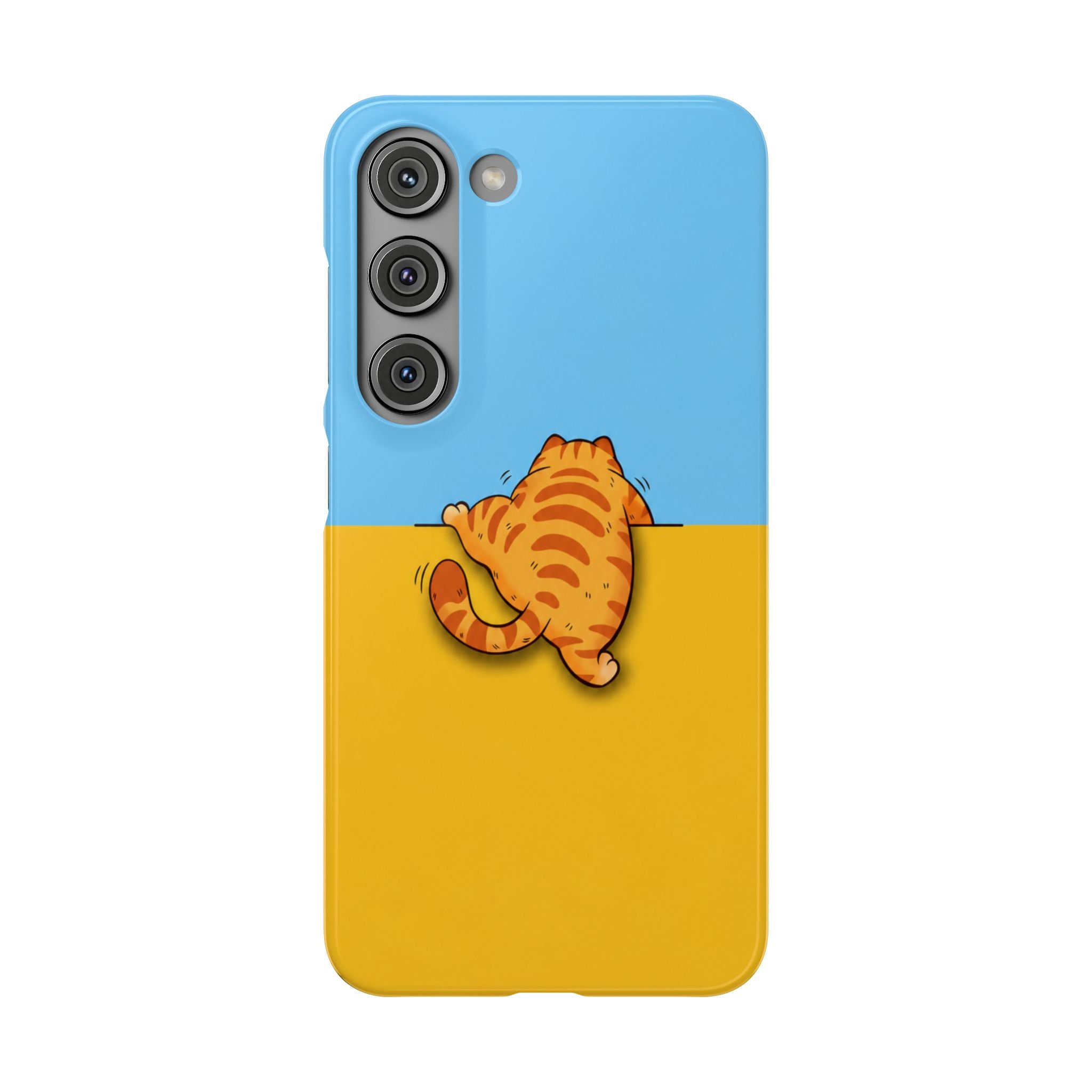 Peekaboo Orange Cat Phone Case