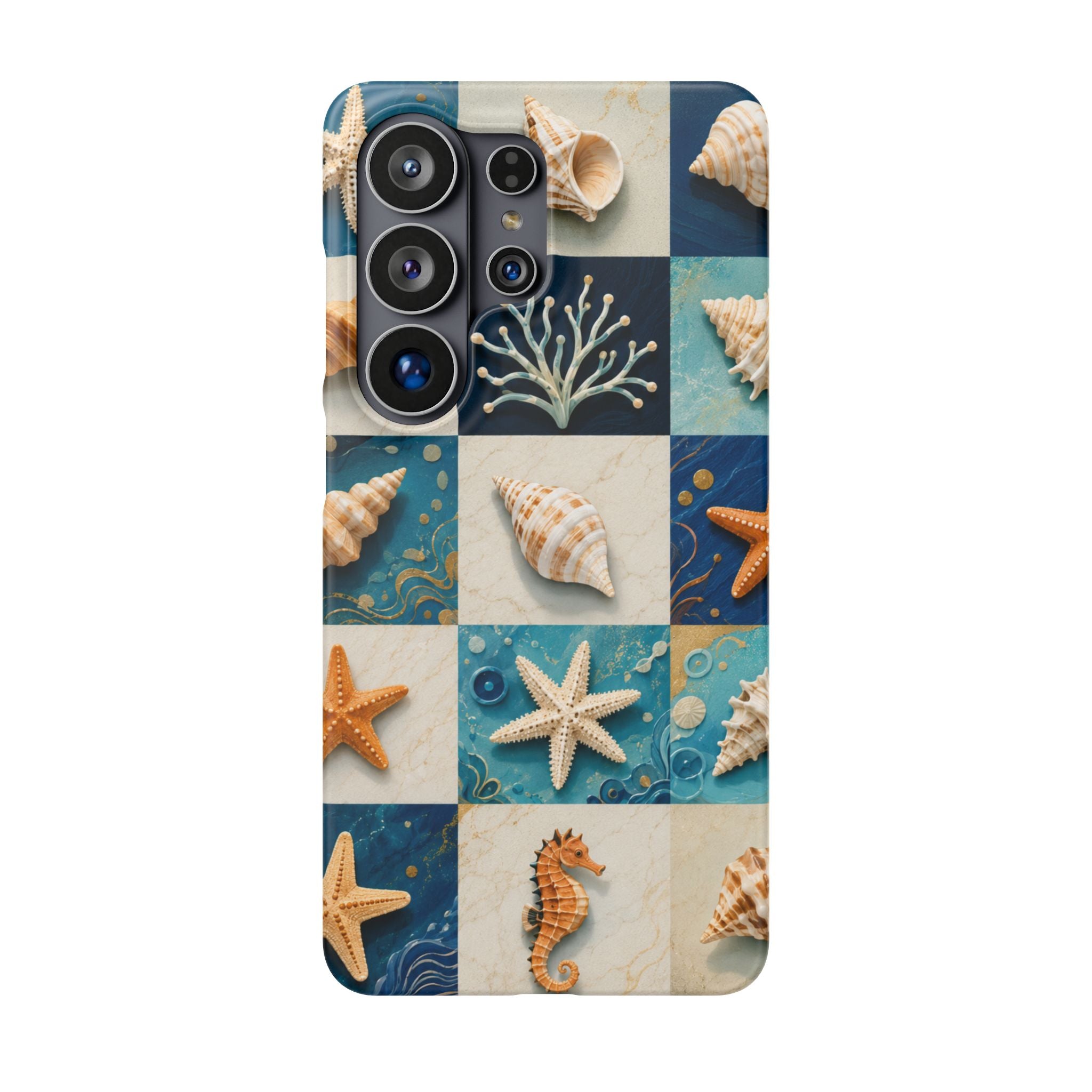 Coastal Seashell Mosaic Phone Case