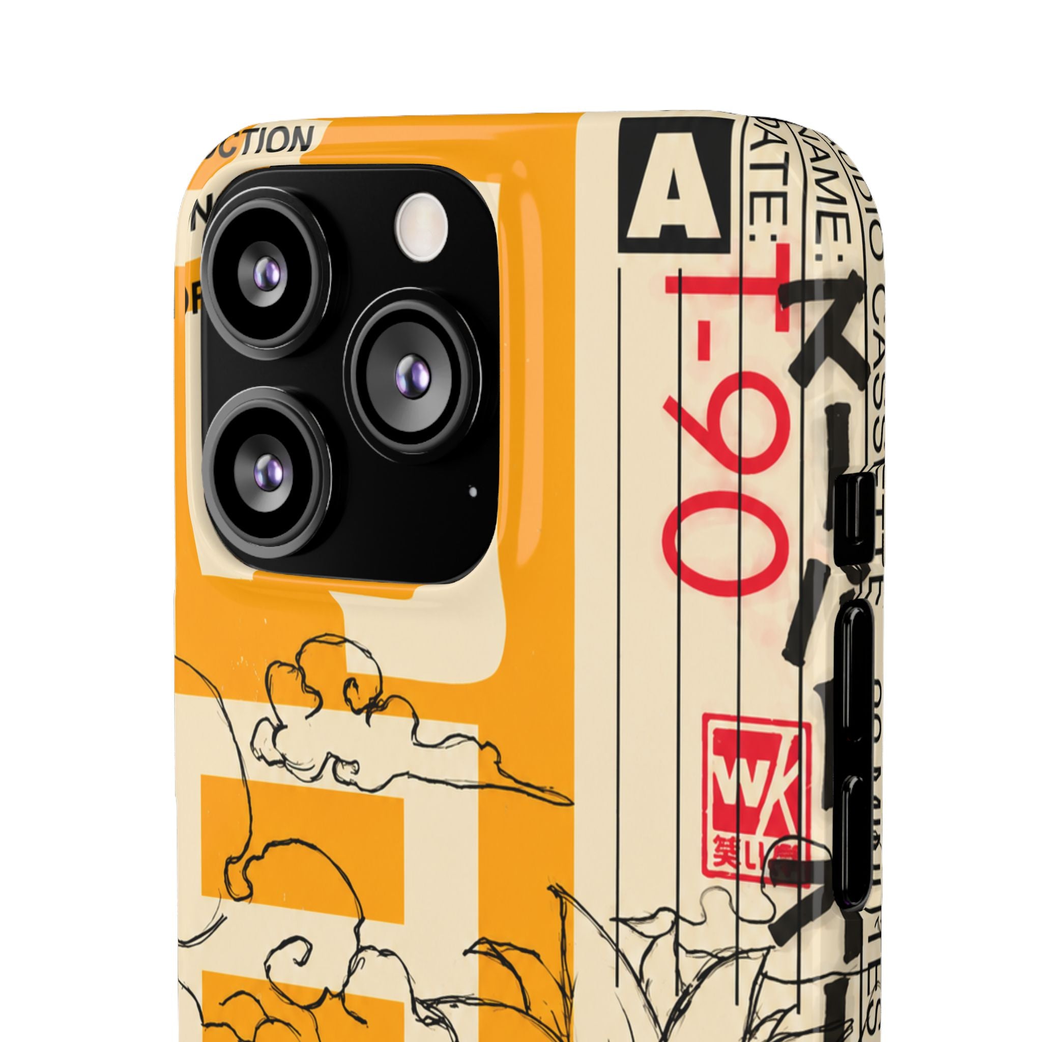 Retro Cassette Floral Phone Case