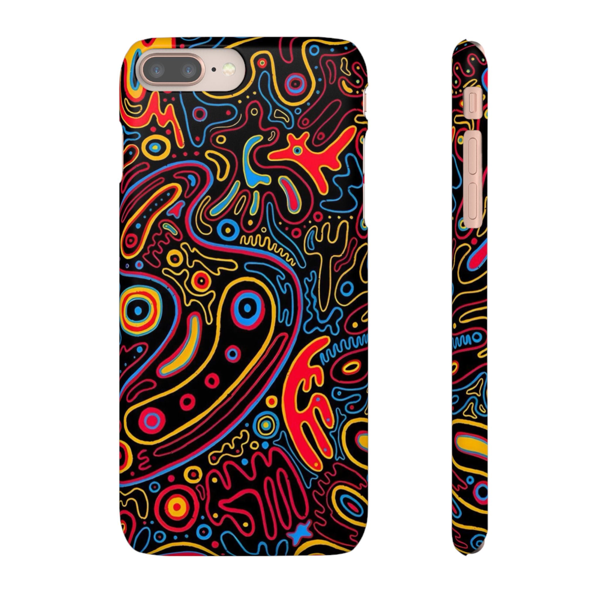 Neon Maze Phone Case