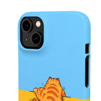 Peekaboo Orange Cat Phone Case