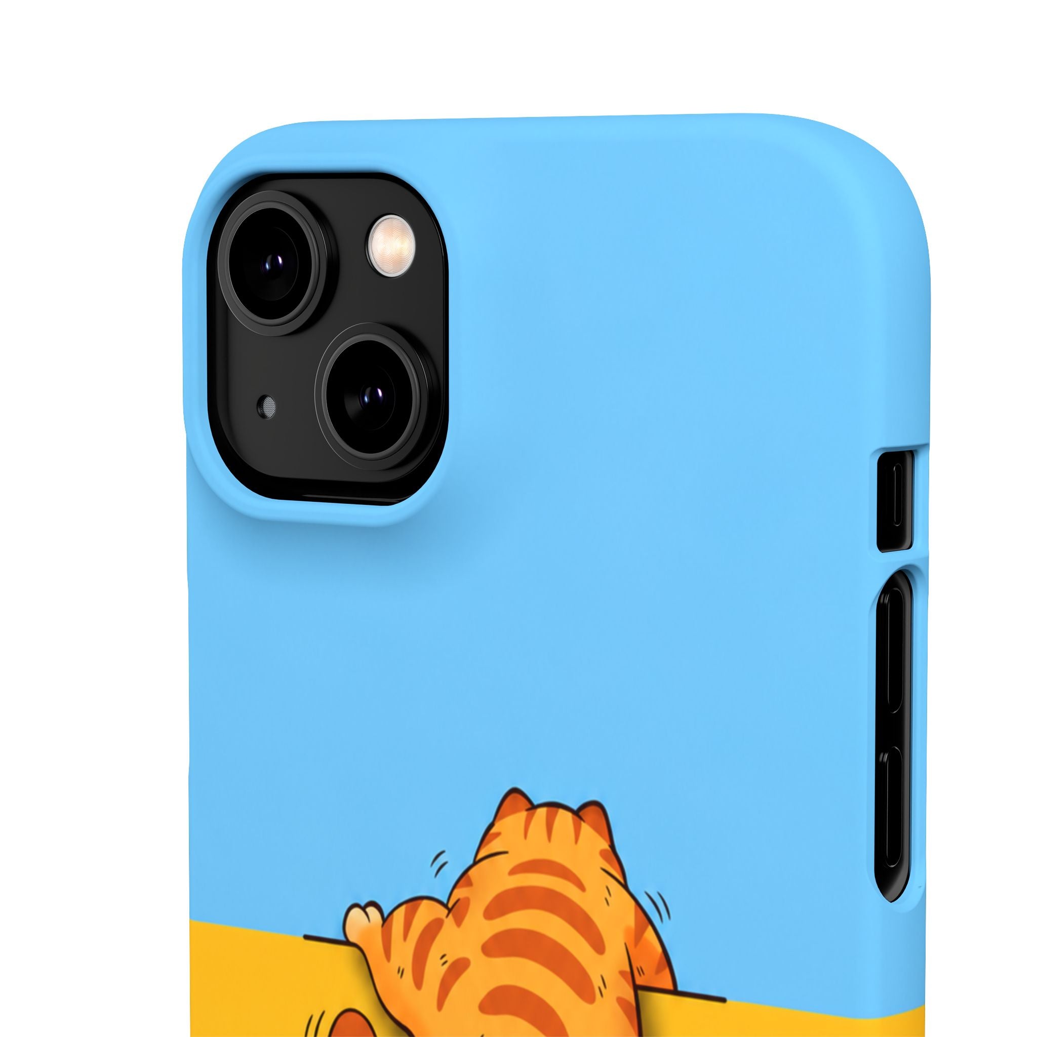 Peekaboo Orange Cat Phone Case