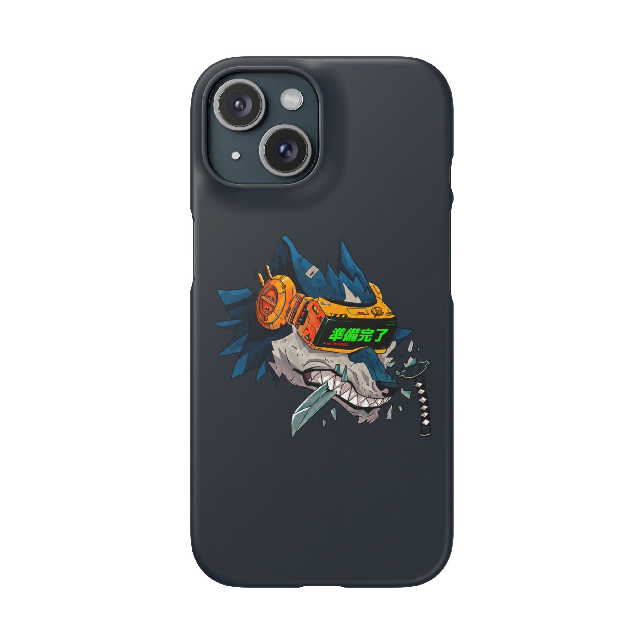 Cyberpunk Wolf Phone Case