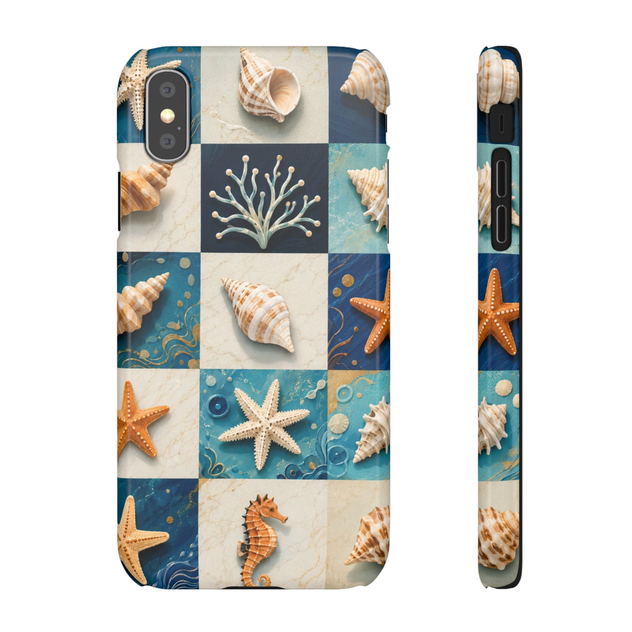 Coastal Seashell Mosaic Phone Case