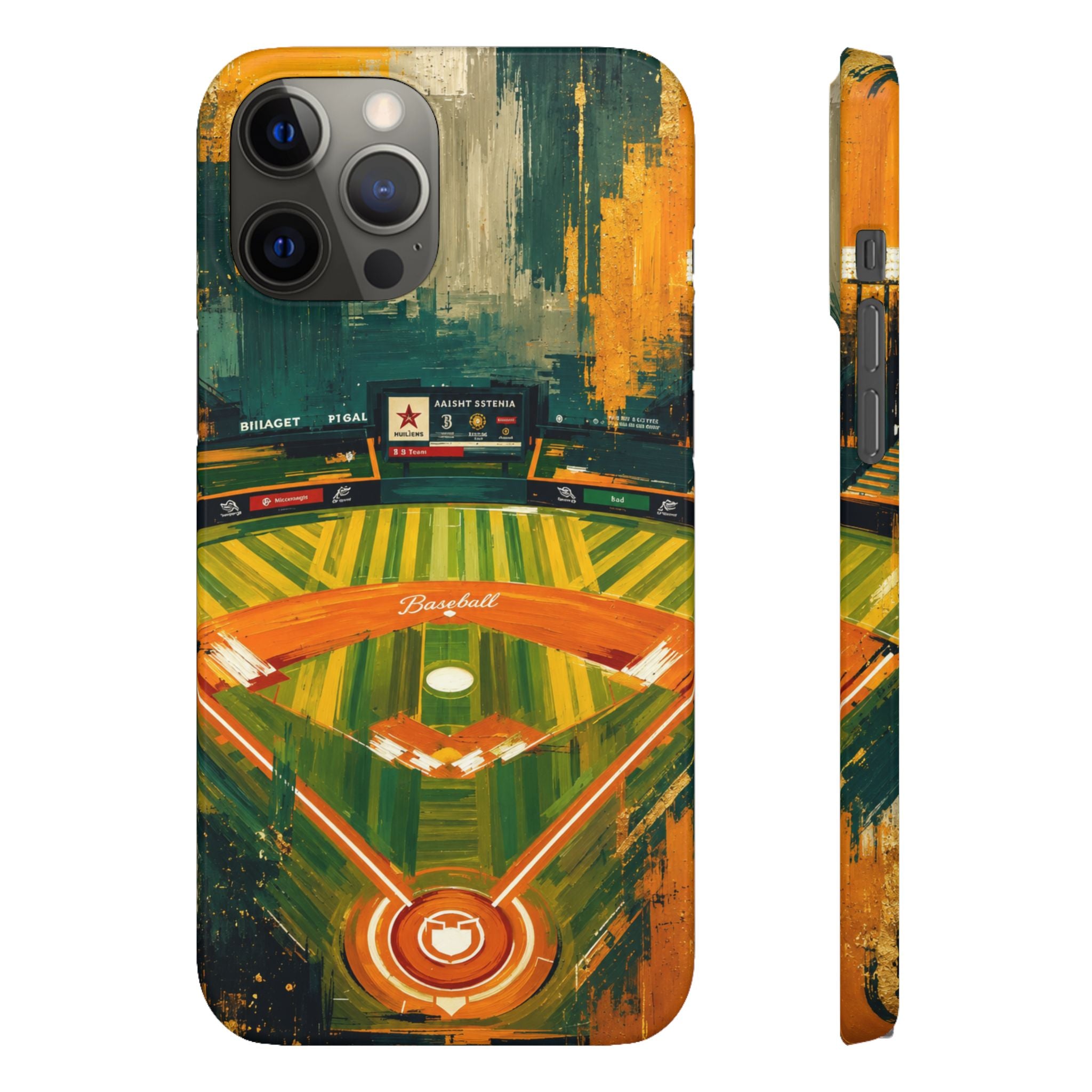 Abstract Baseball Stadium Phone Case