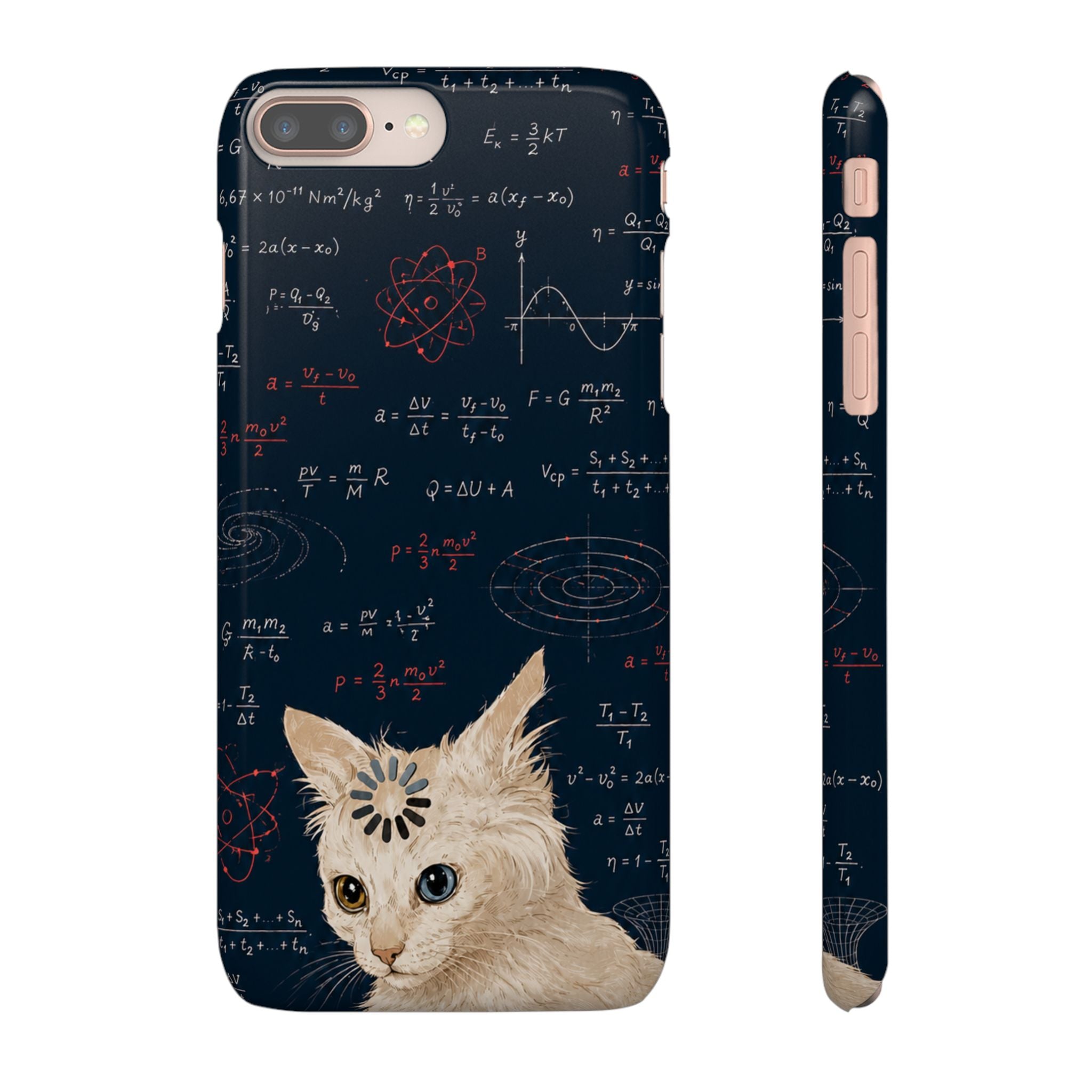 Quantum Kitty Physics Phone Case
