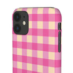 Pink Gingham Phone Case
