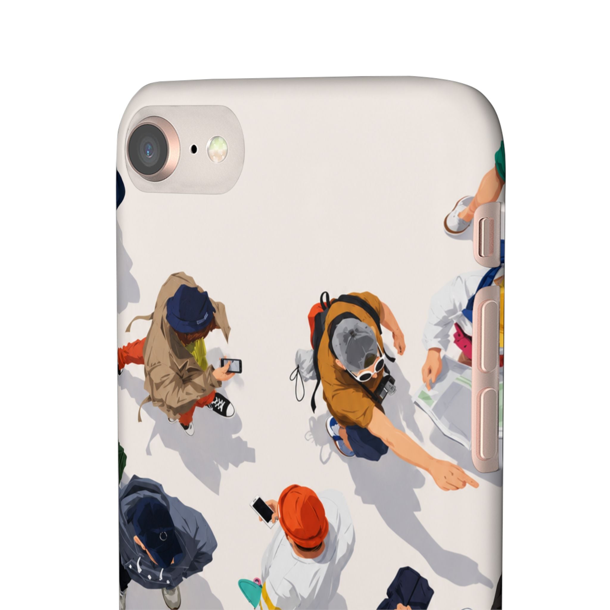 City Crowd Aesthetic Phone Case