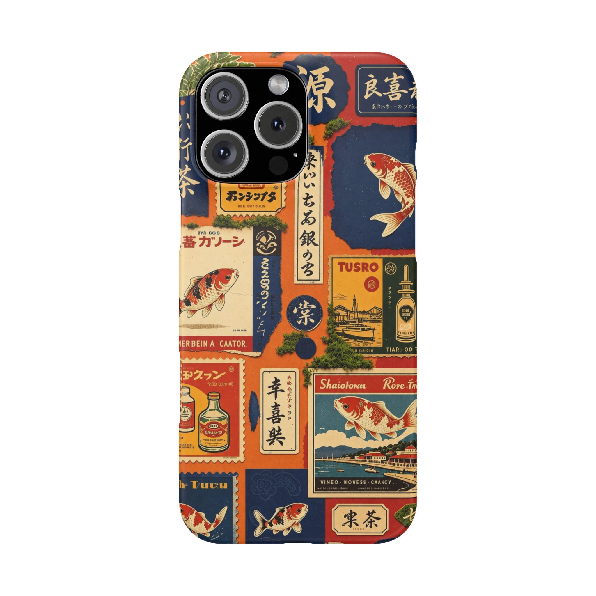 Vintage Japanese Koi Phone Case