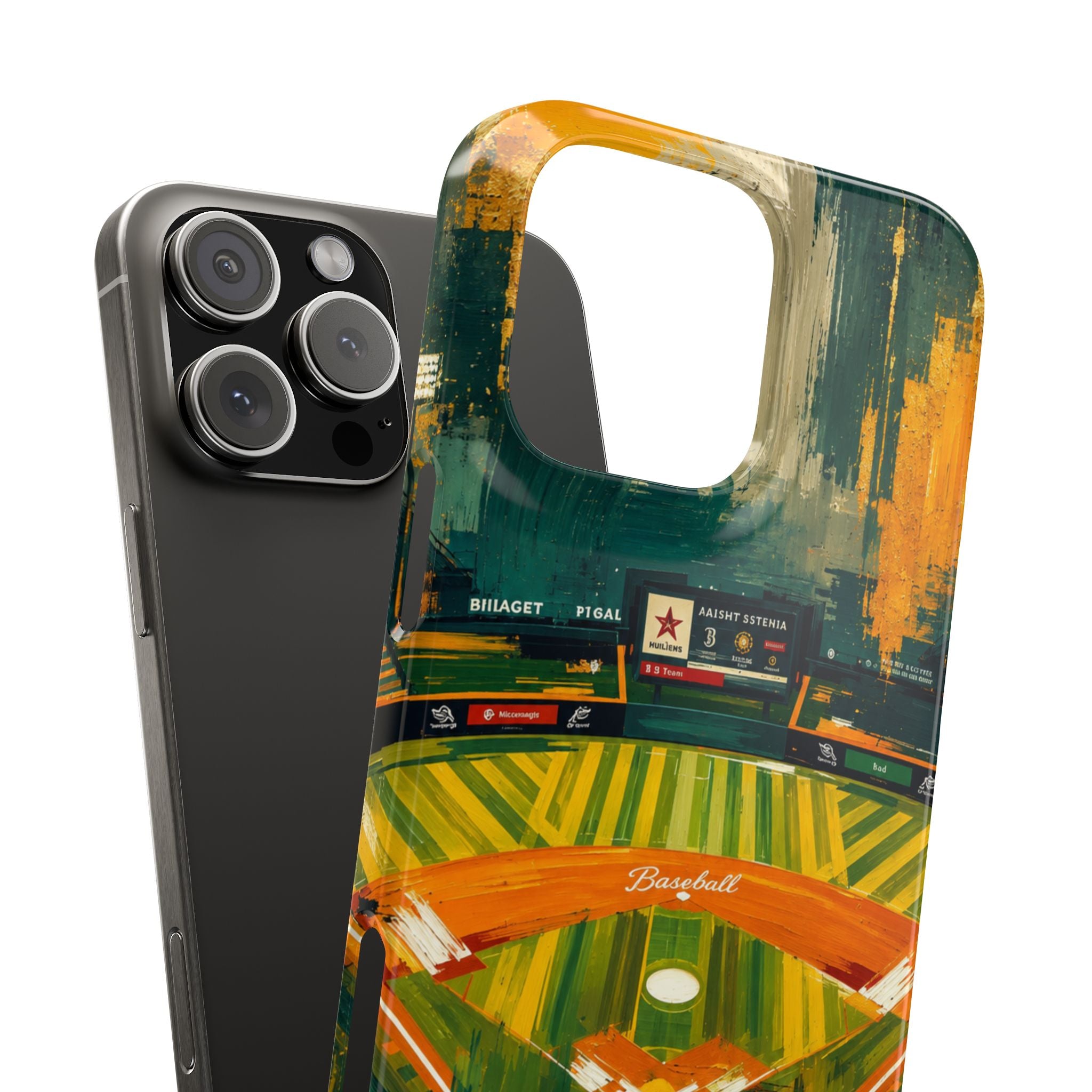 Abstract Baseball Stadium Phone Case