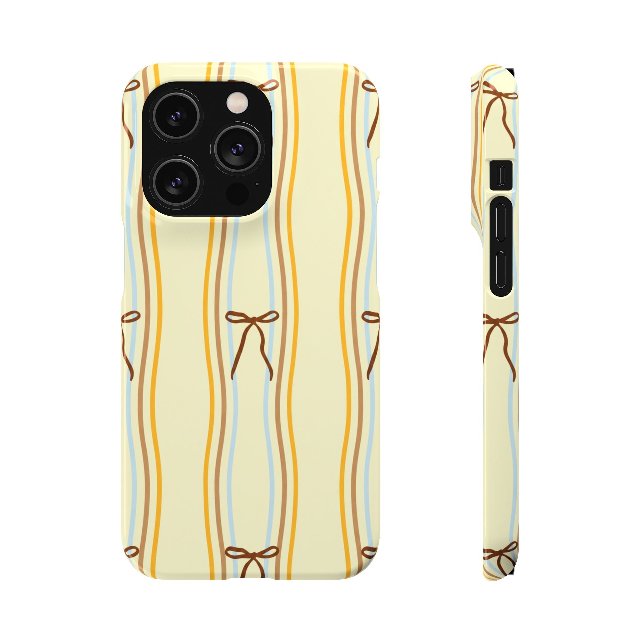 Bow Stripe Phone Case