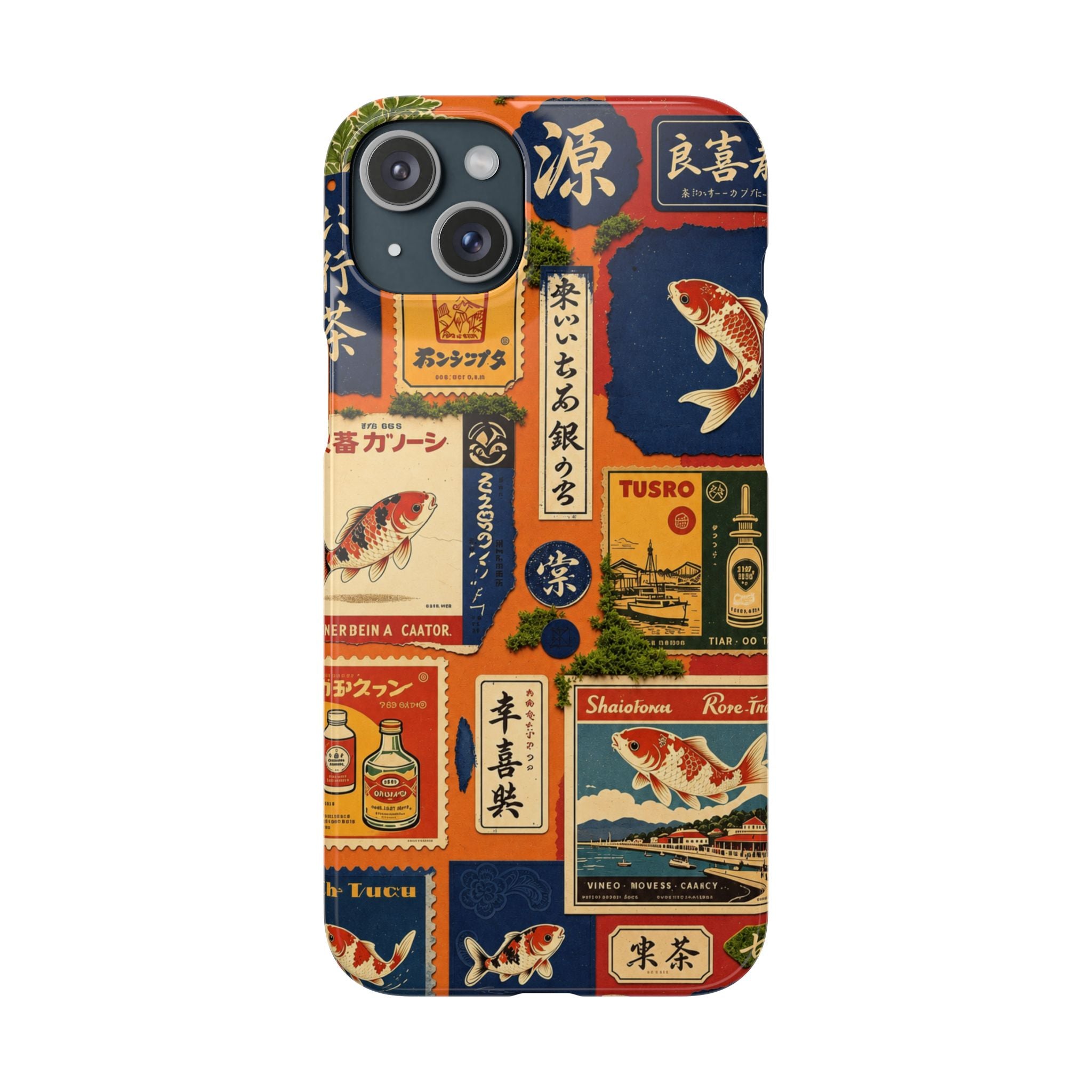 Vintage Japanese Koi Phone Case