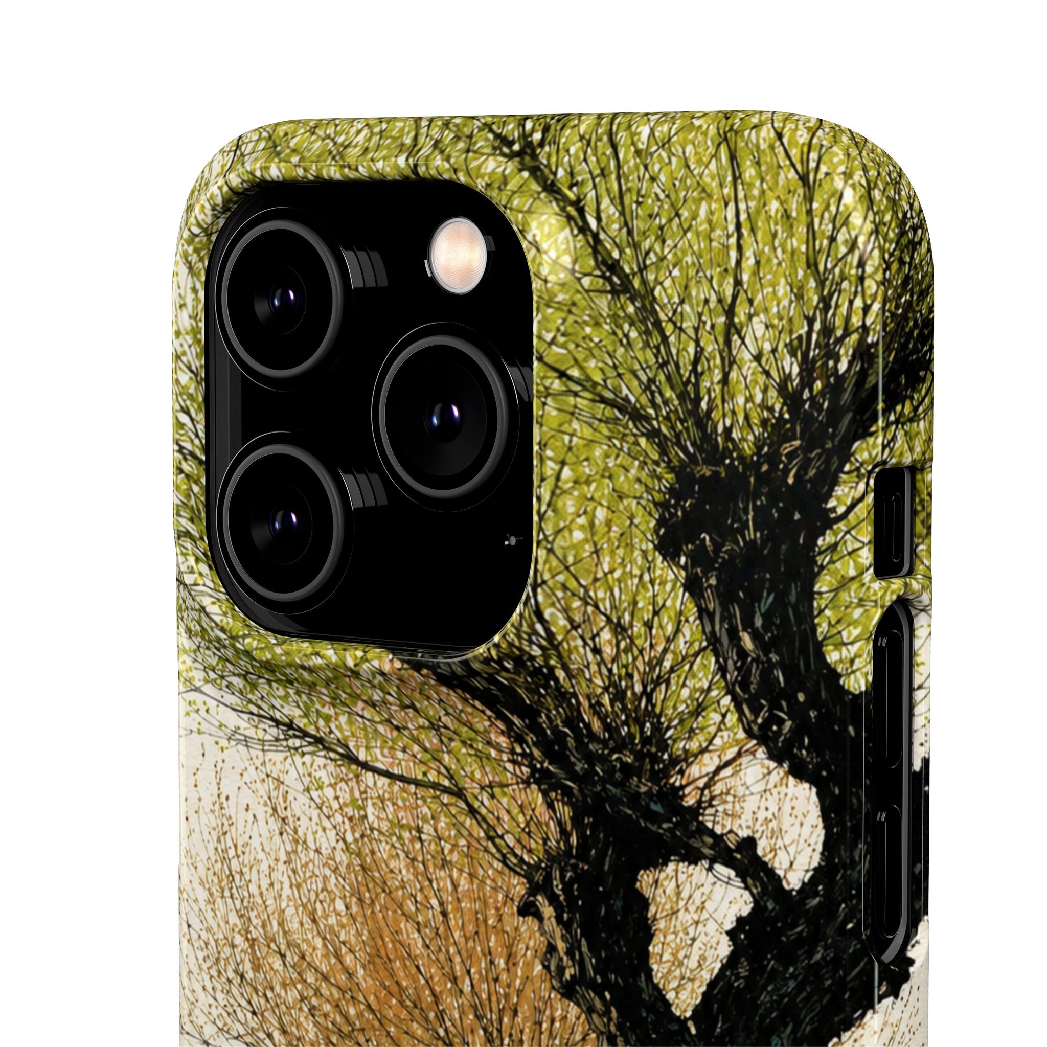 Serene Willow Landscape Phone Case