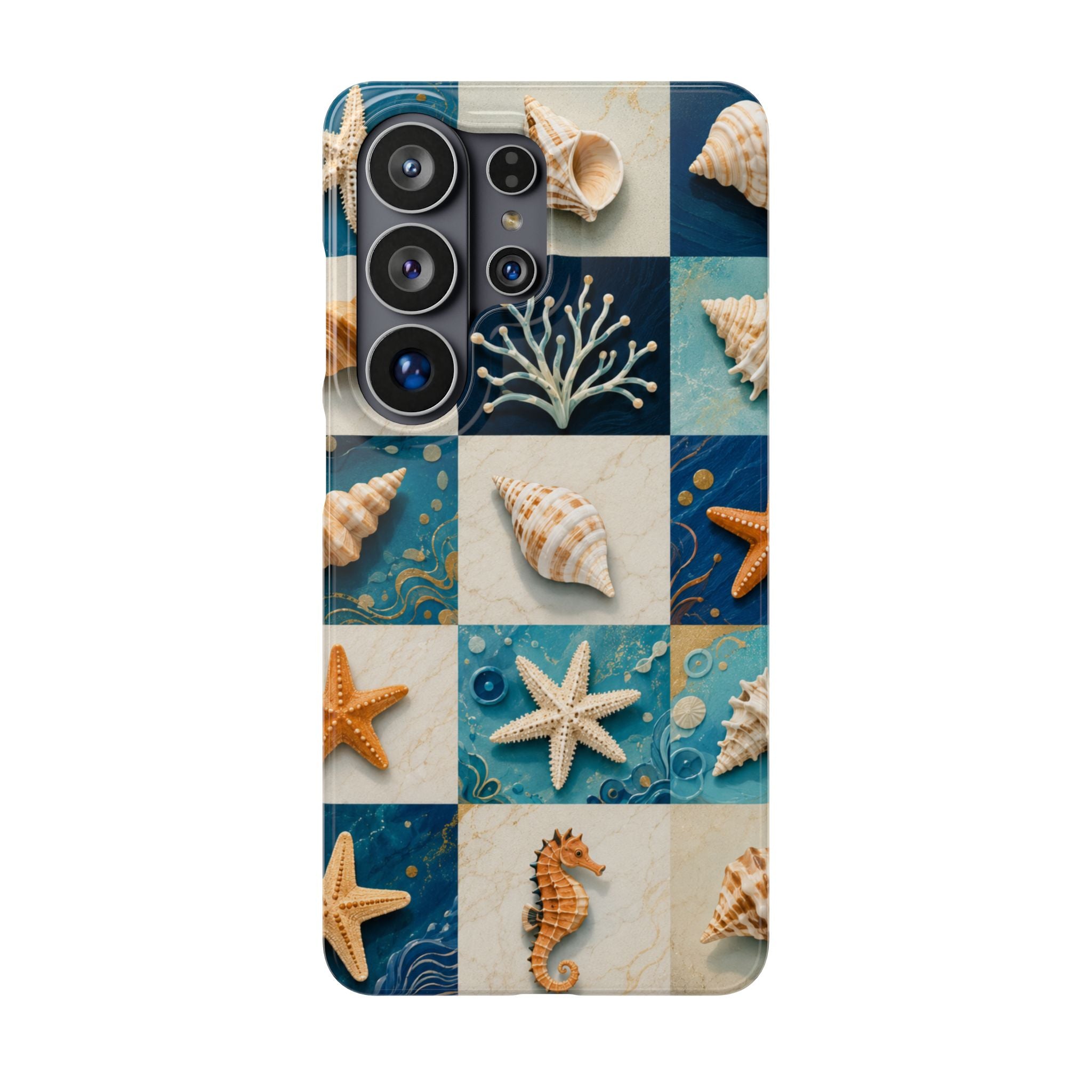 Coastal Seashell Mosaic Phone Case