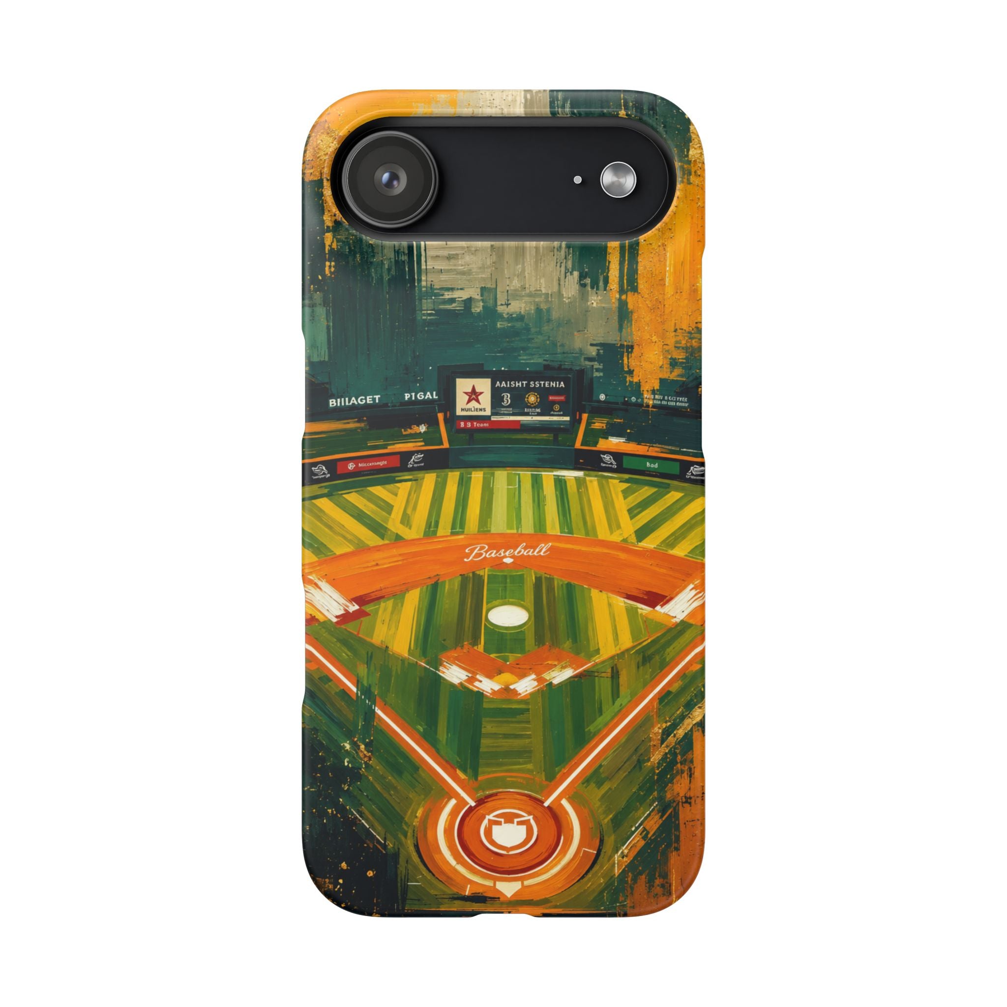 Abstract Baseball Stadium Phone Case