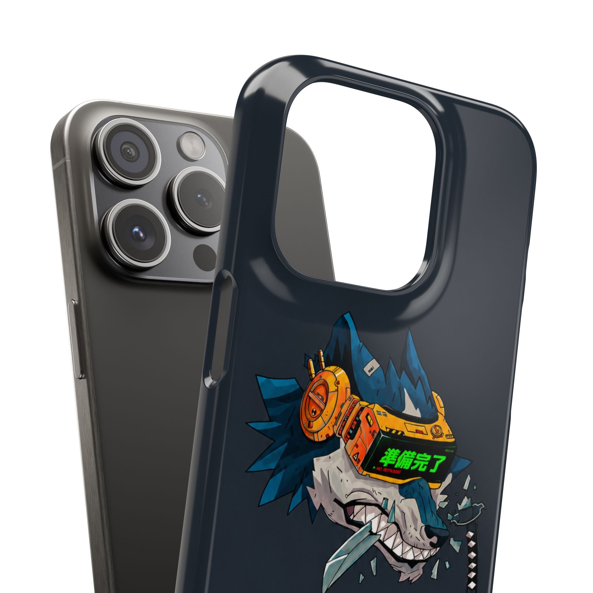 Cyberpunk Wolf Phone Case