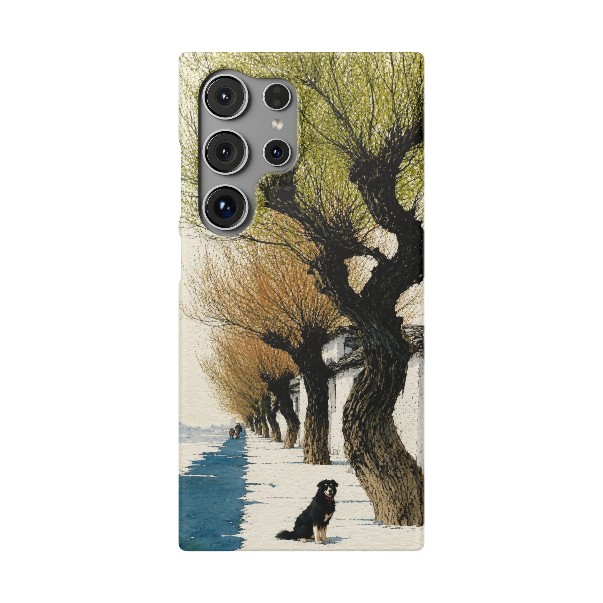 Serene Willow Landscape Phone Case