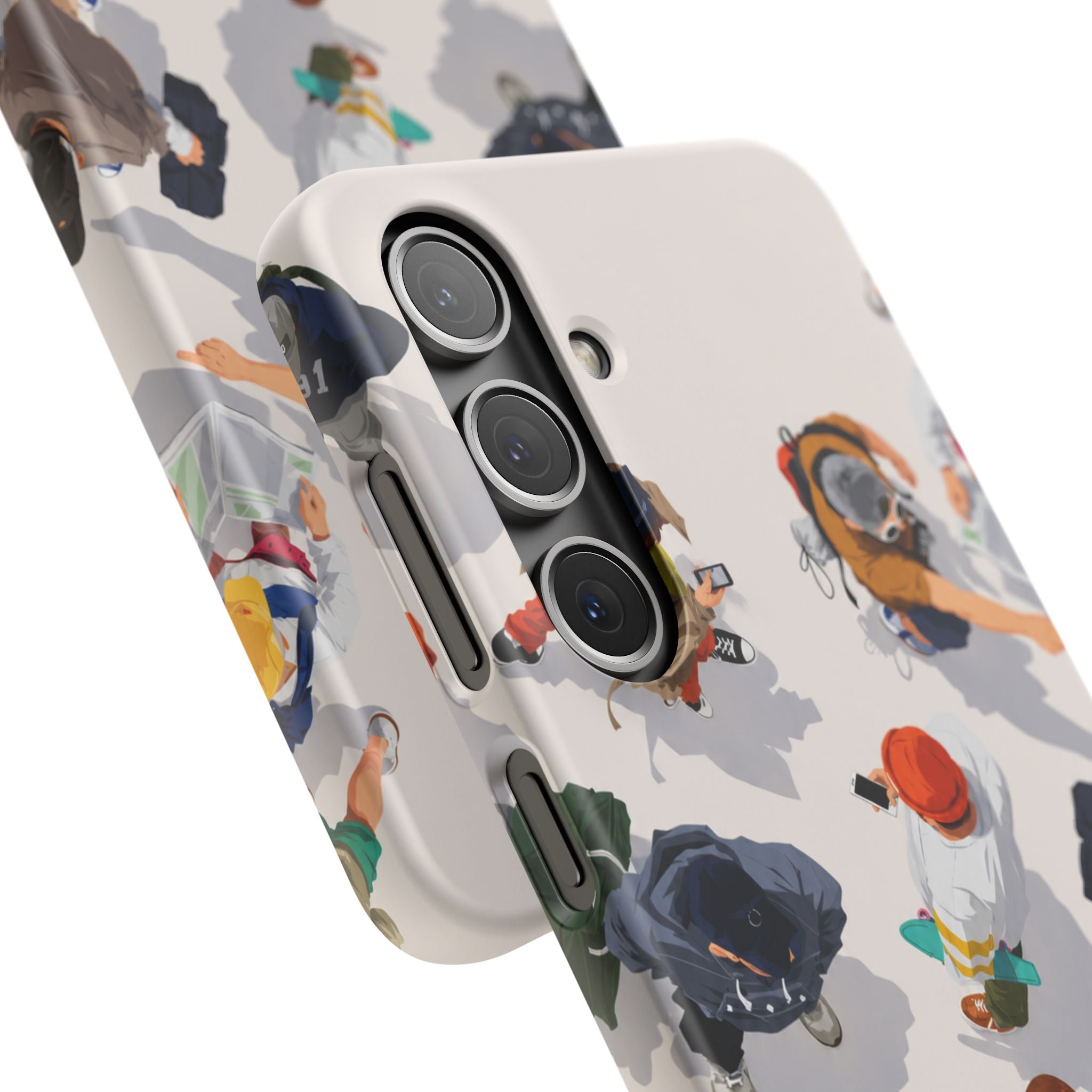 City Crowd Aesthetic Phone Case