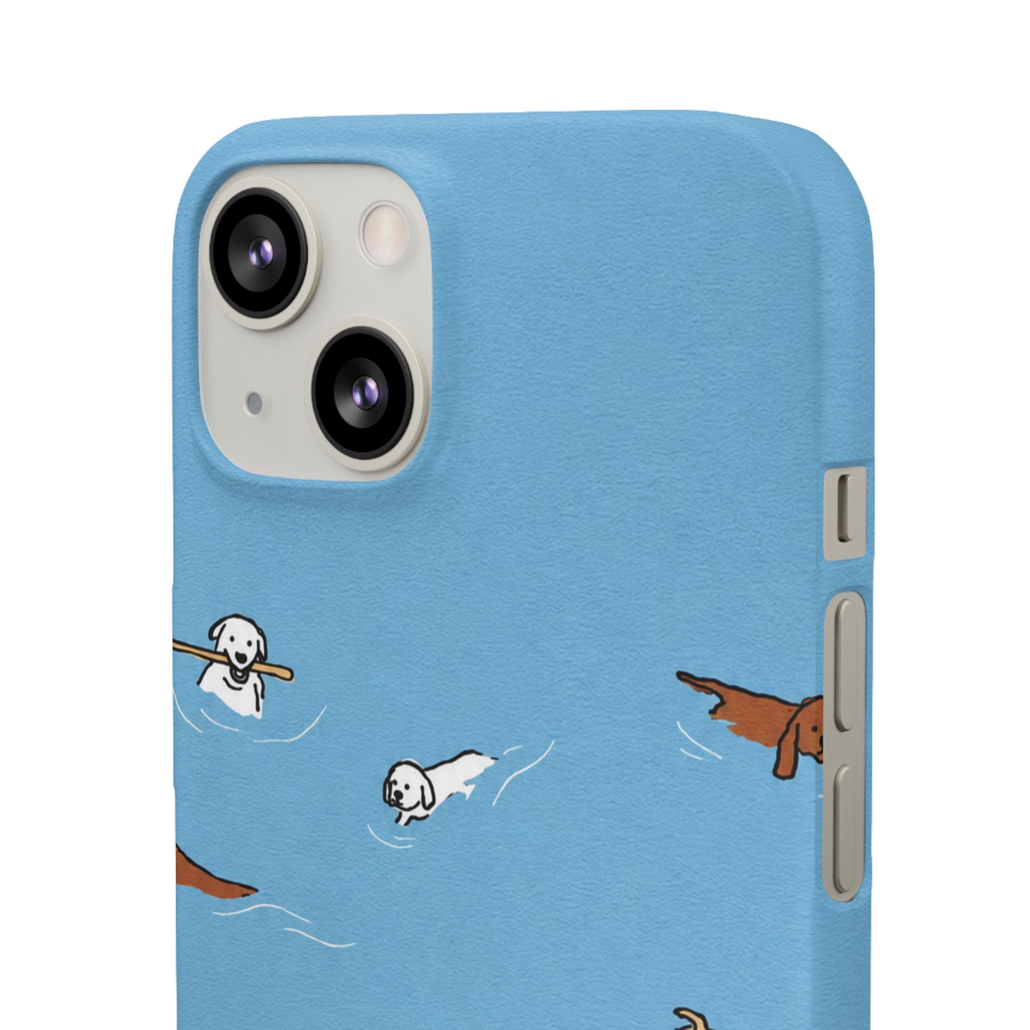Swimming Dogs Phone Case