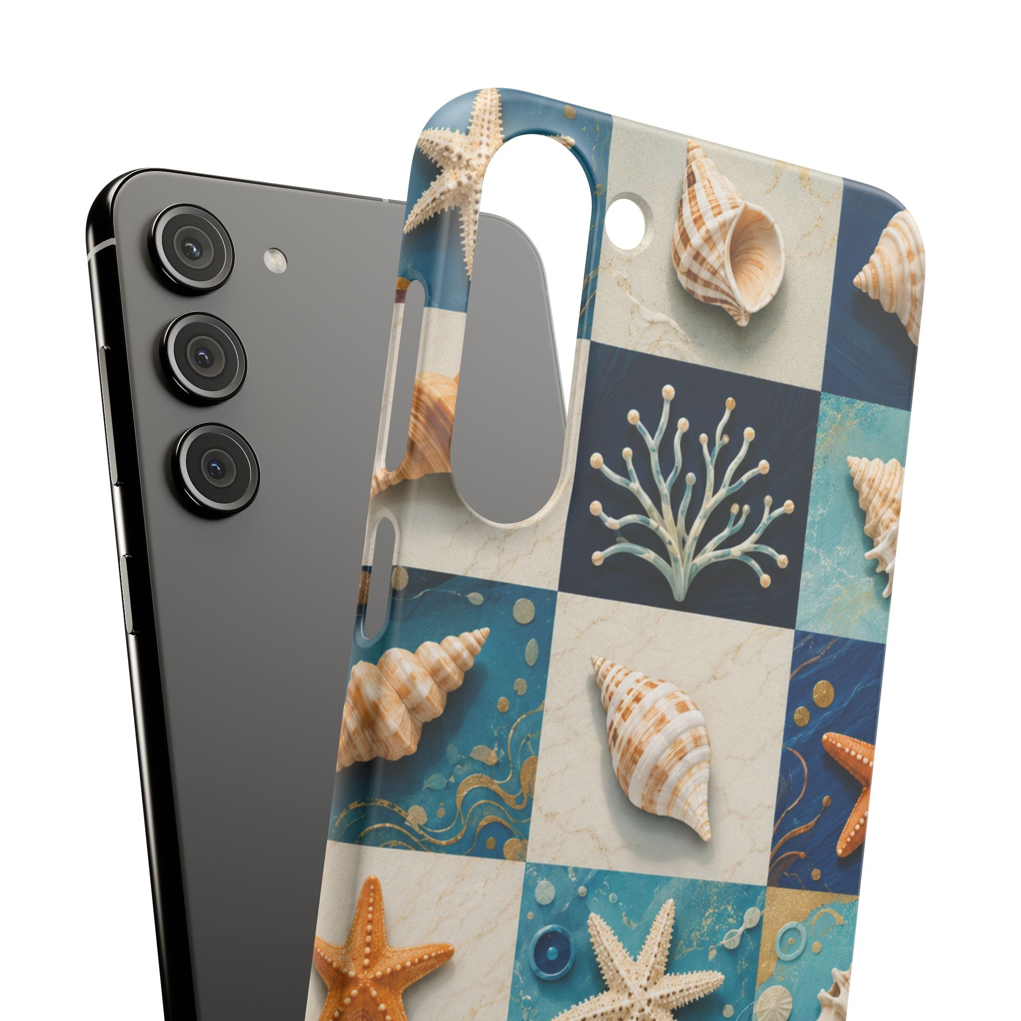 Coastal Seashell Mosaic Phone Case