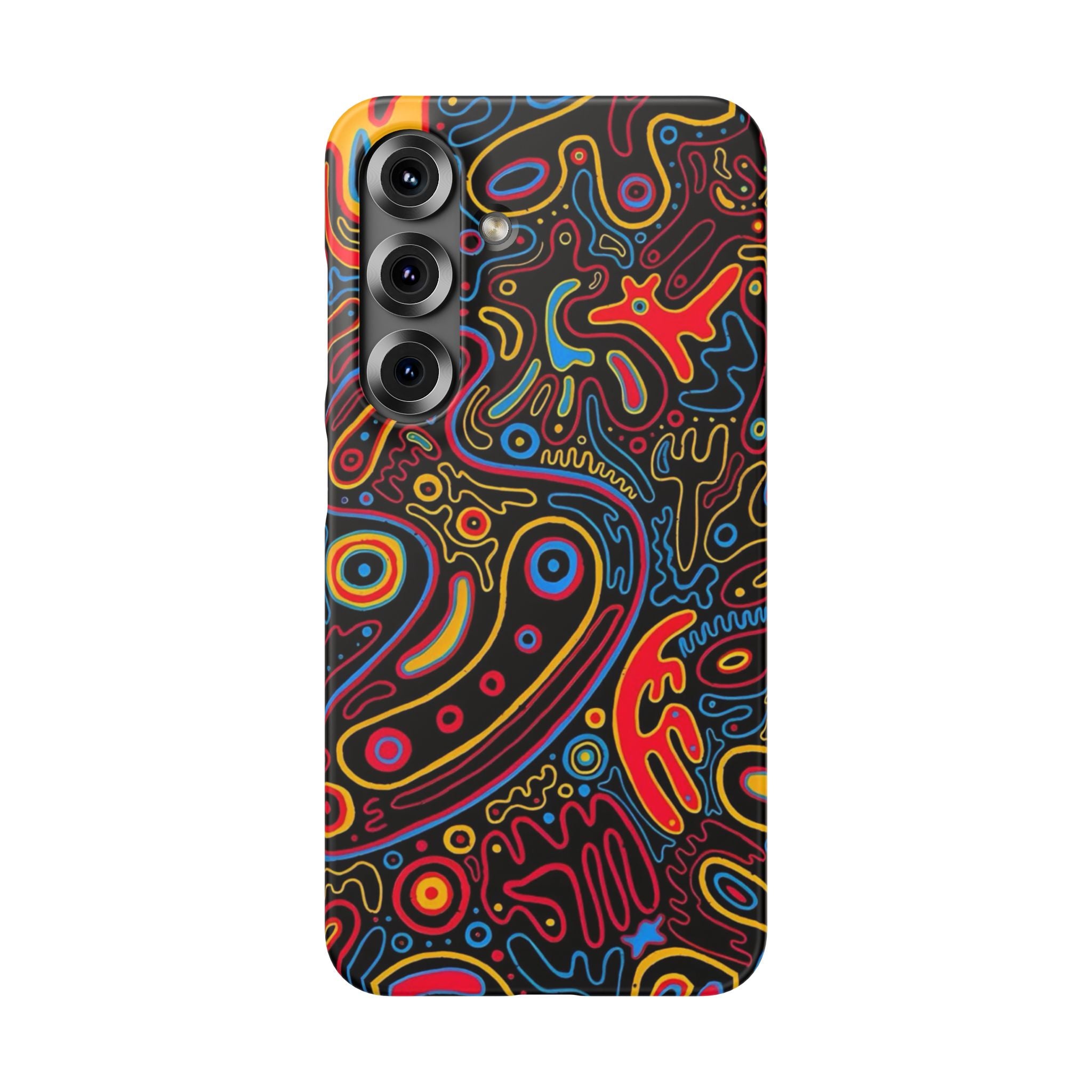 Neon Maze Phone Case
