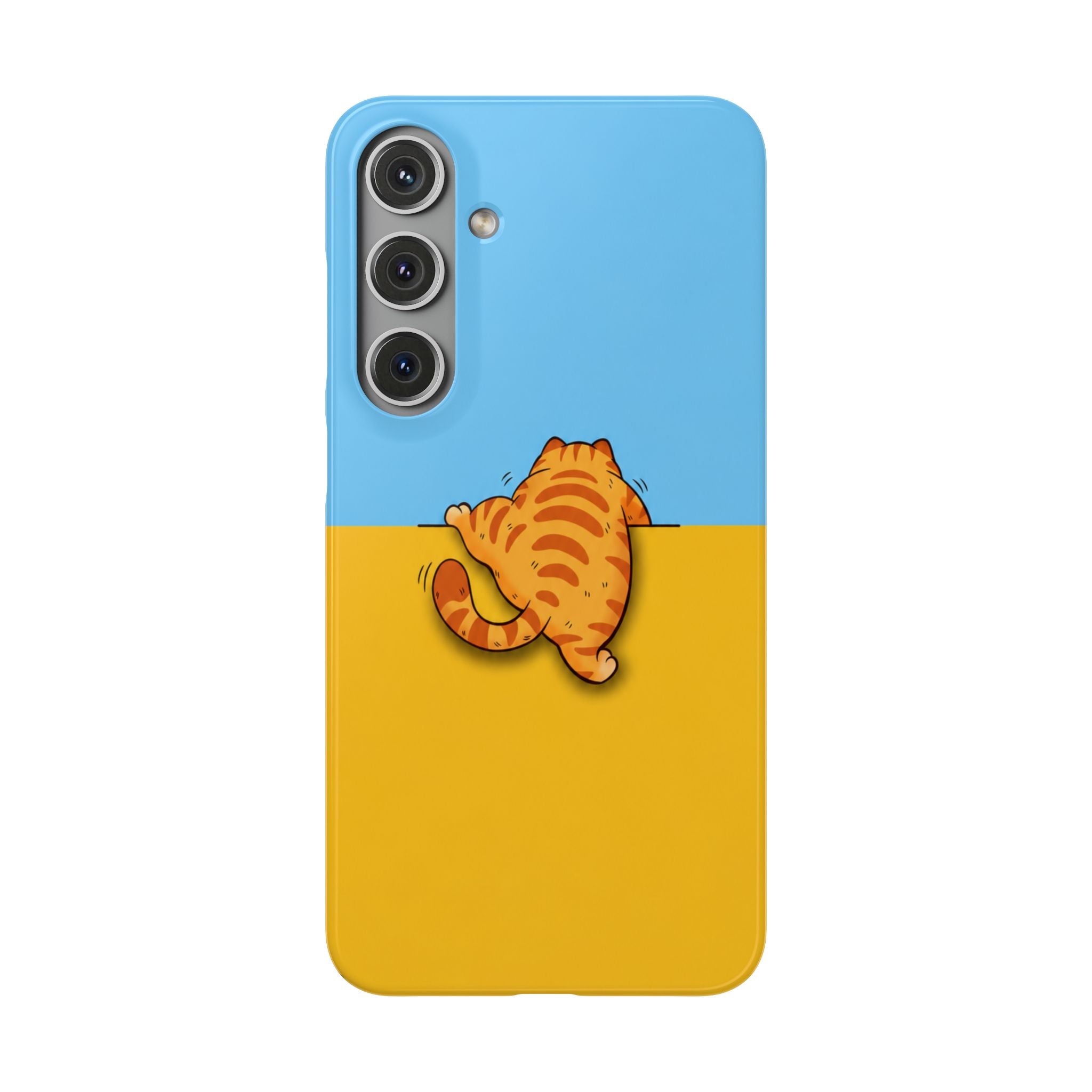 Peekaboo Orange Cat Phone Case