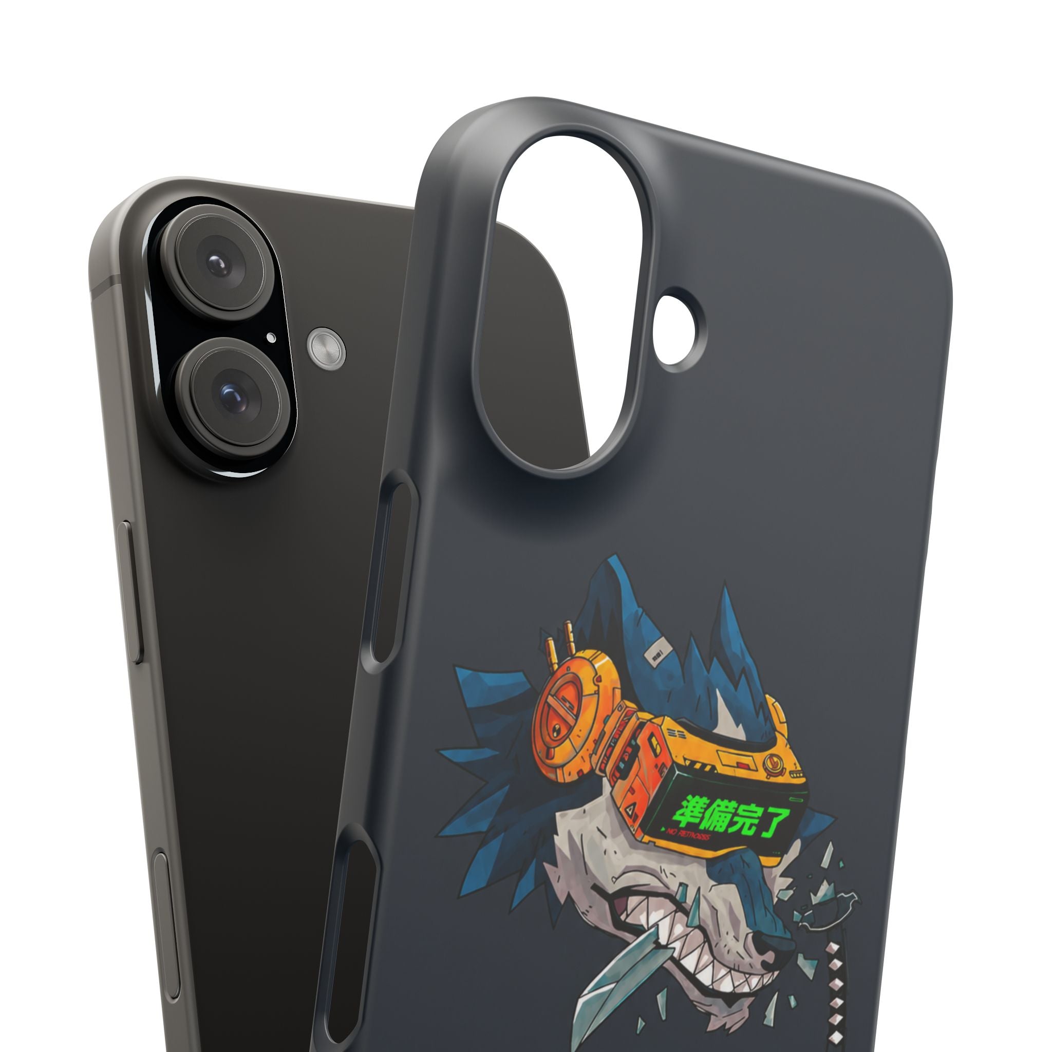 Cyberpunk Wolf Phone Case