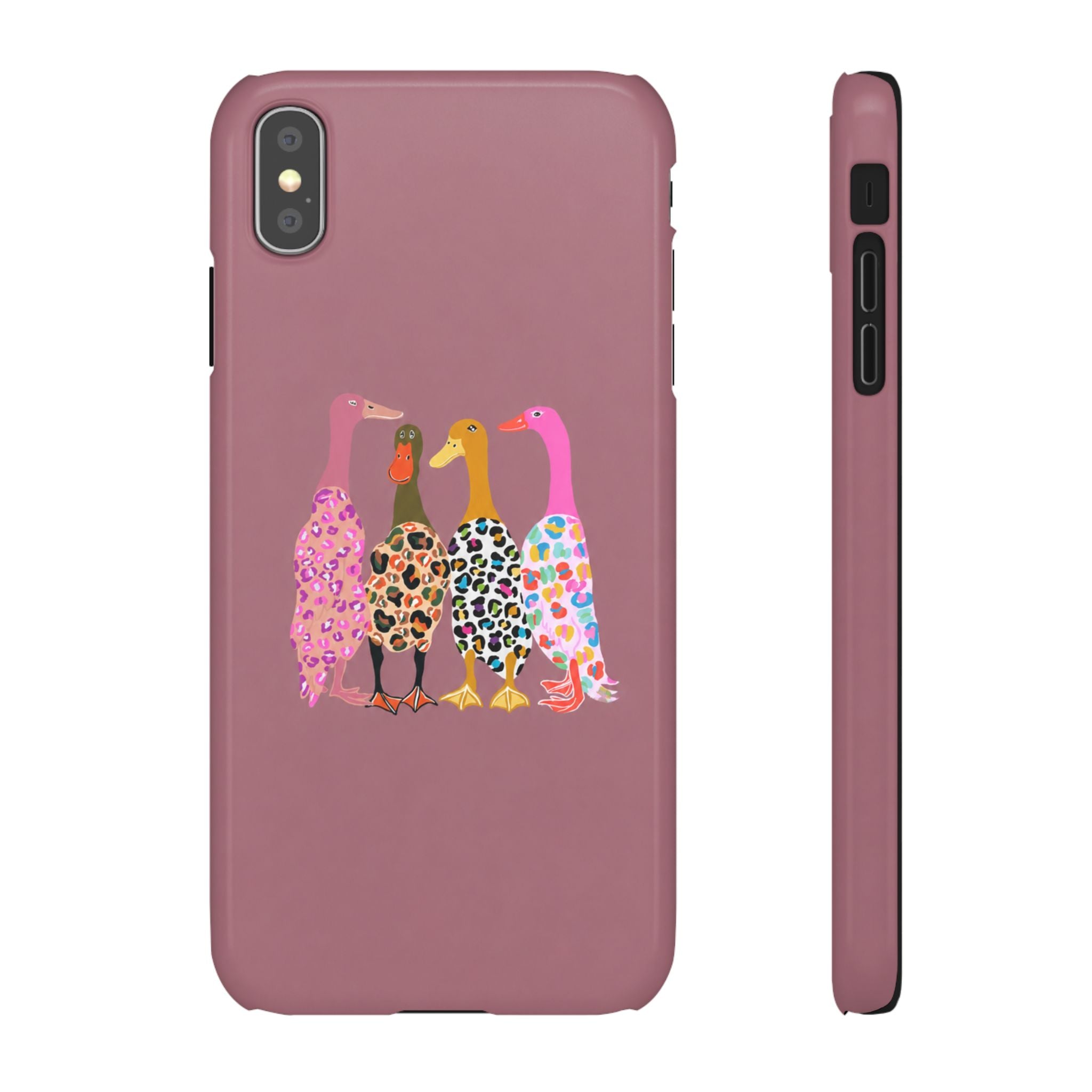 Colorful Leopard Ducks Phone Case