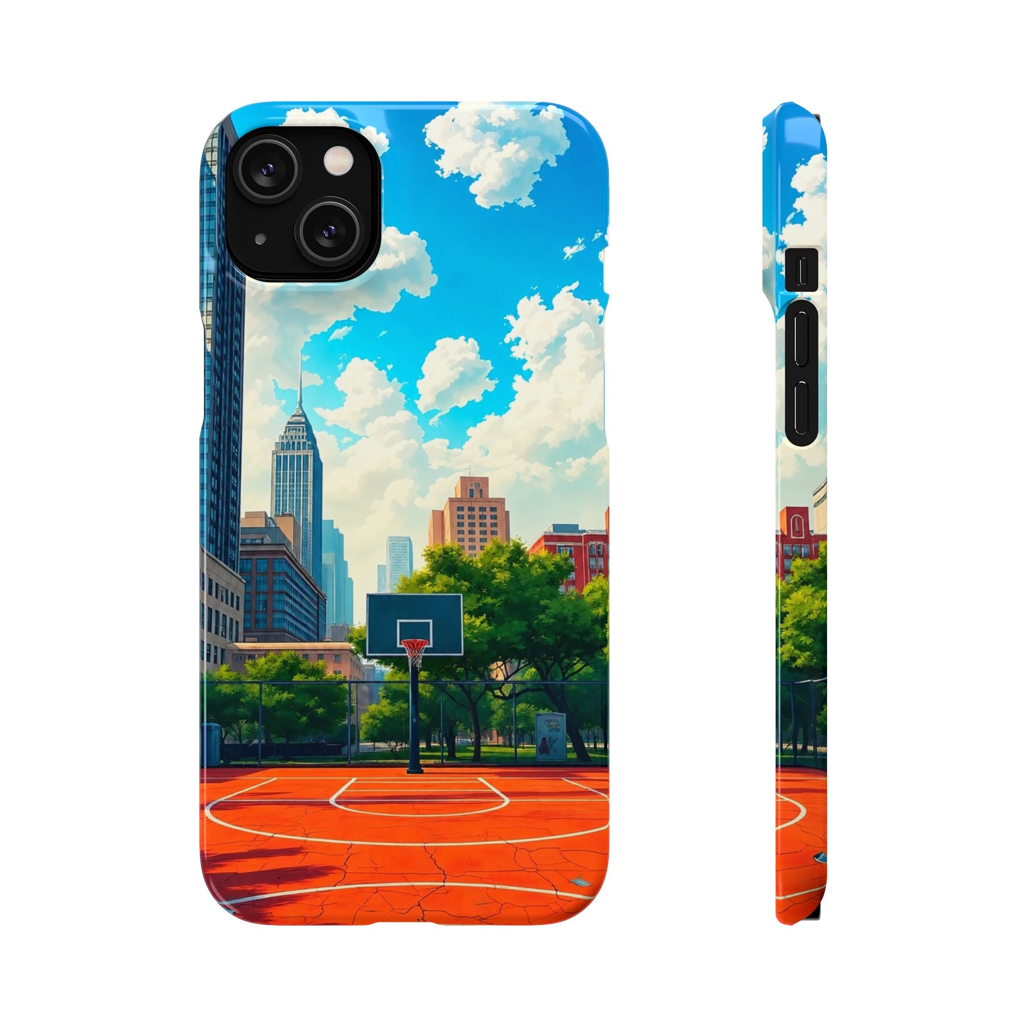 Urban Basketball Court Phone Case