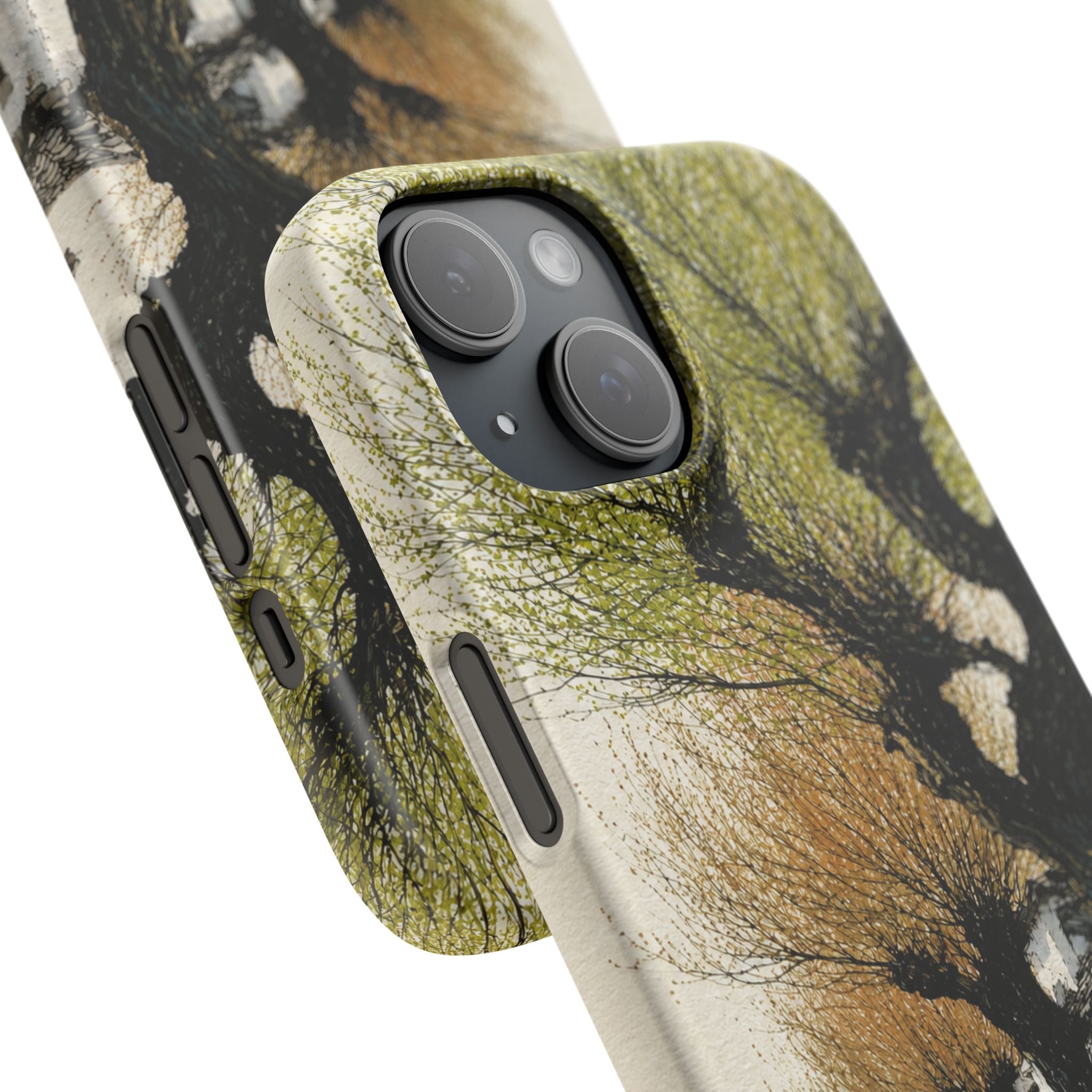 Serene Willow Landscape Phone Case